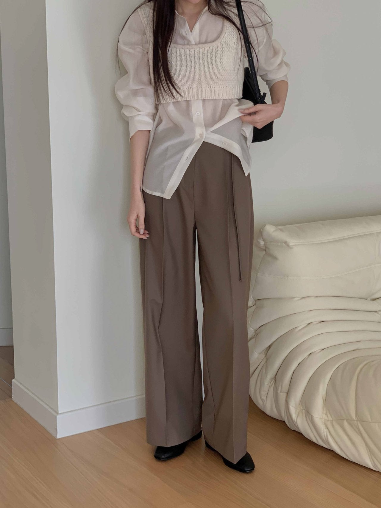 Dining Belt Slacks-2col