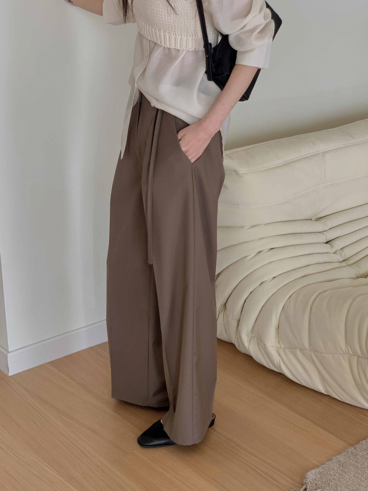 Dining Belt Slacks-2col