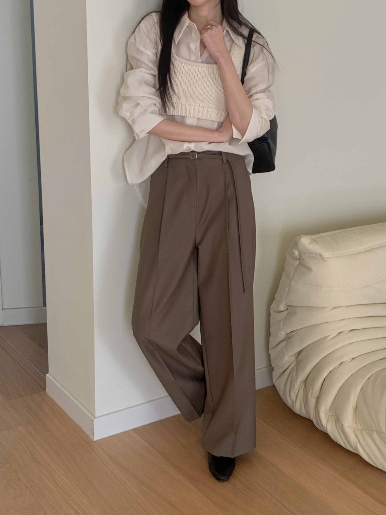 Dining Belt Slacks-2col