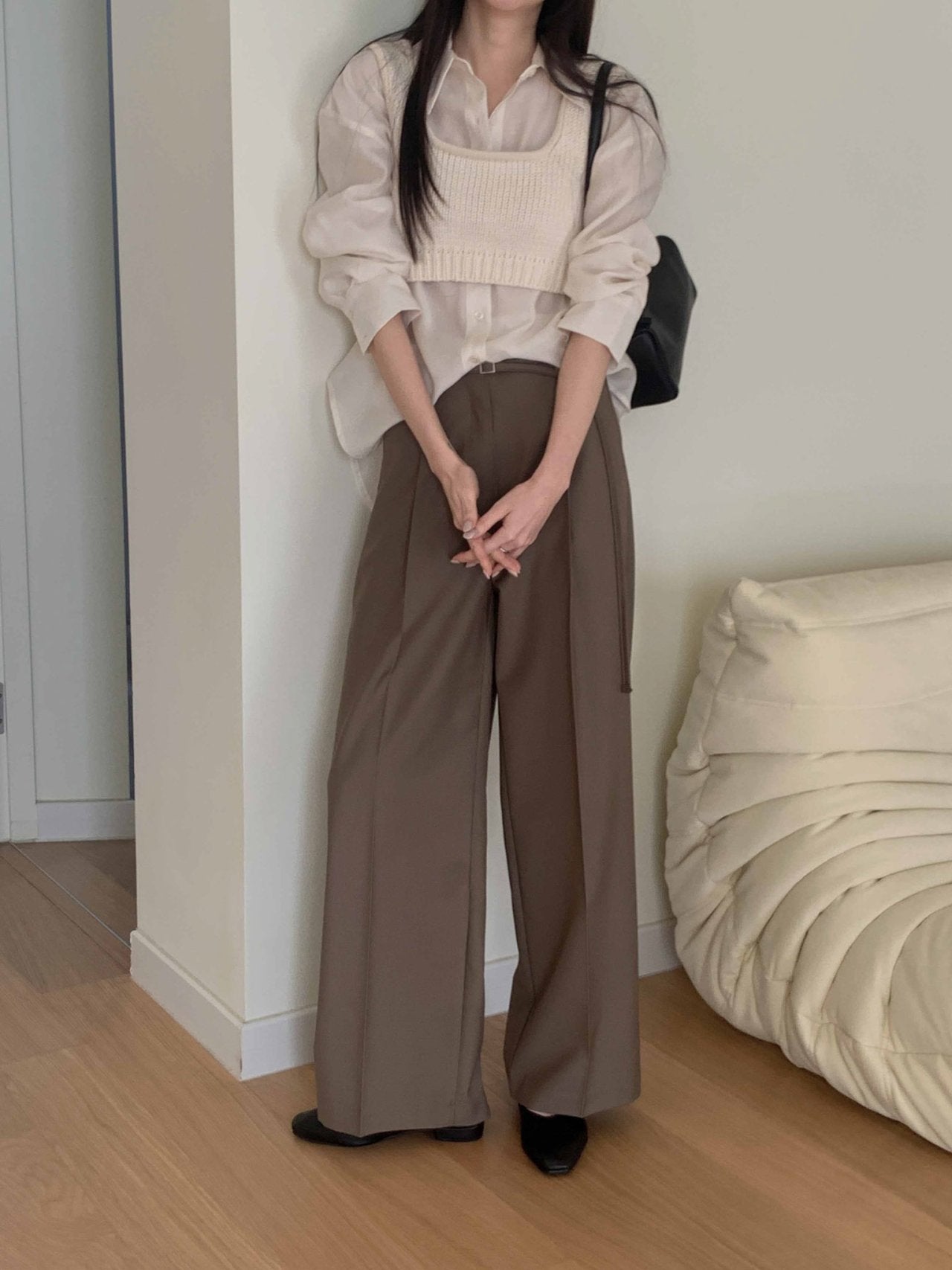 Dining Belt Slacks-2col