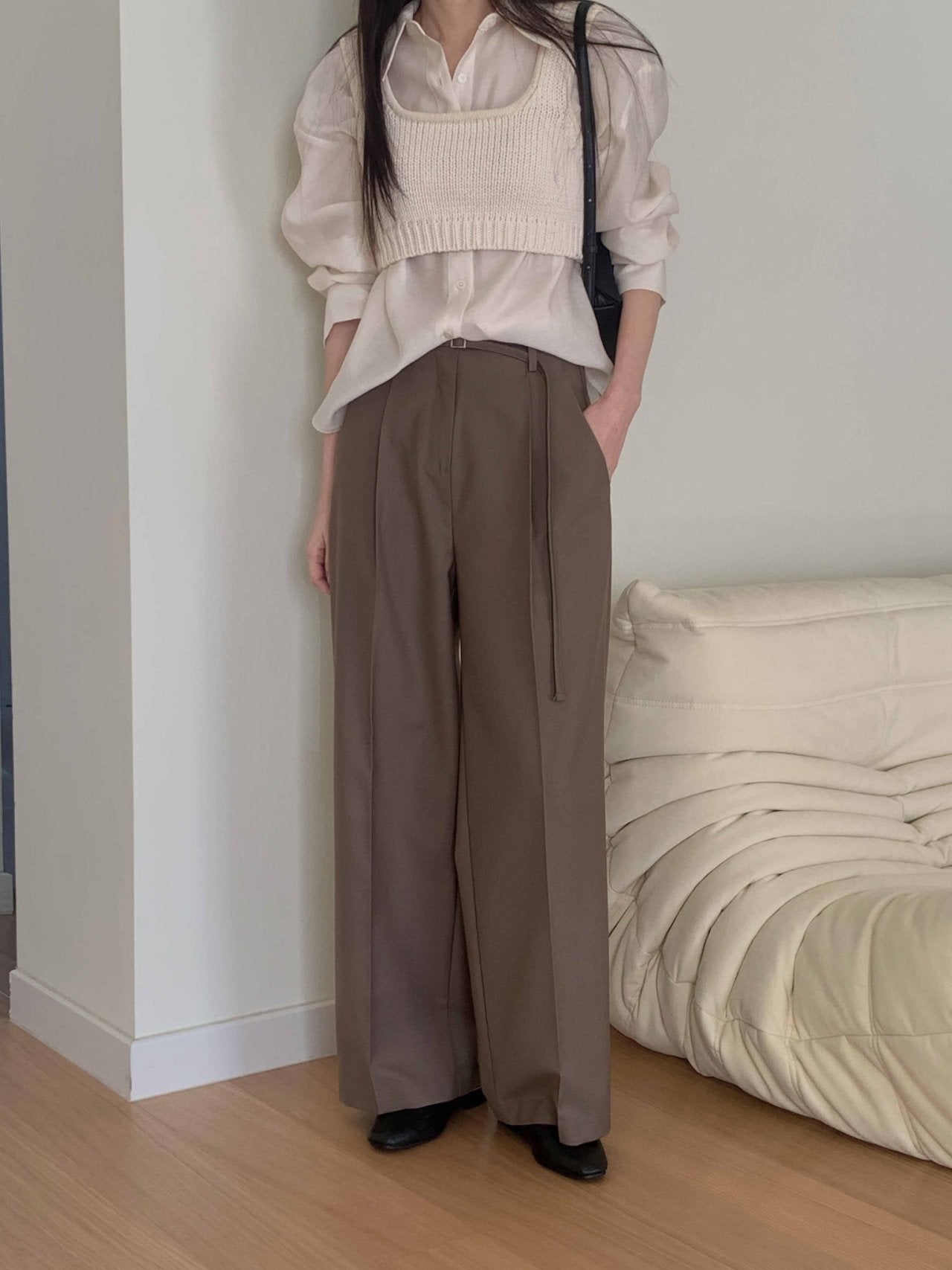 Dining Belt Slacks-2col