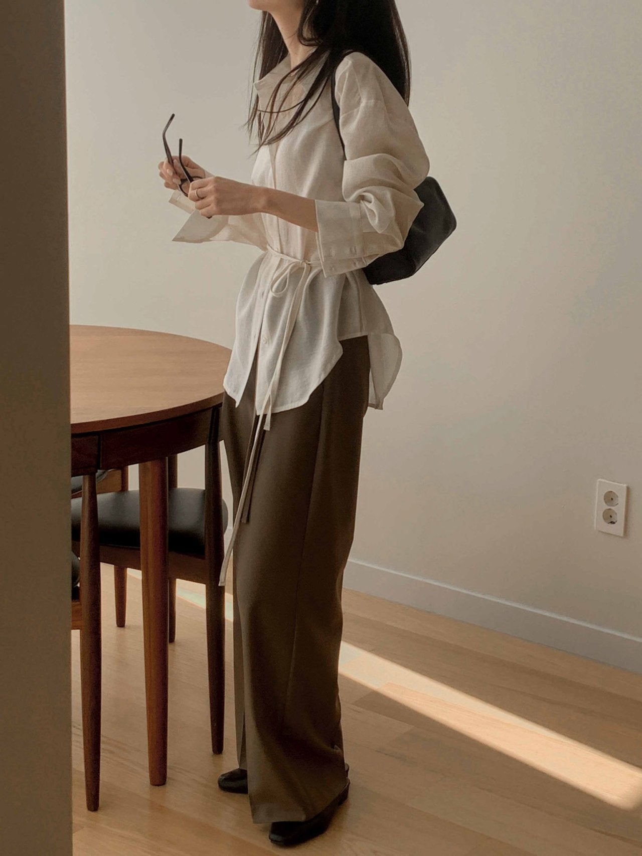 Dining Belt Slacks-2col