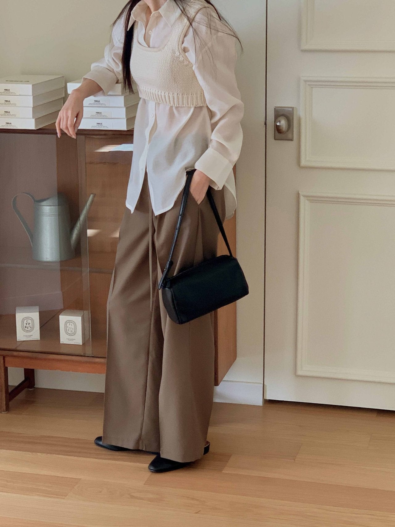 Dining Belt Slacks-2col