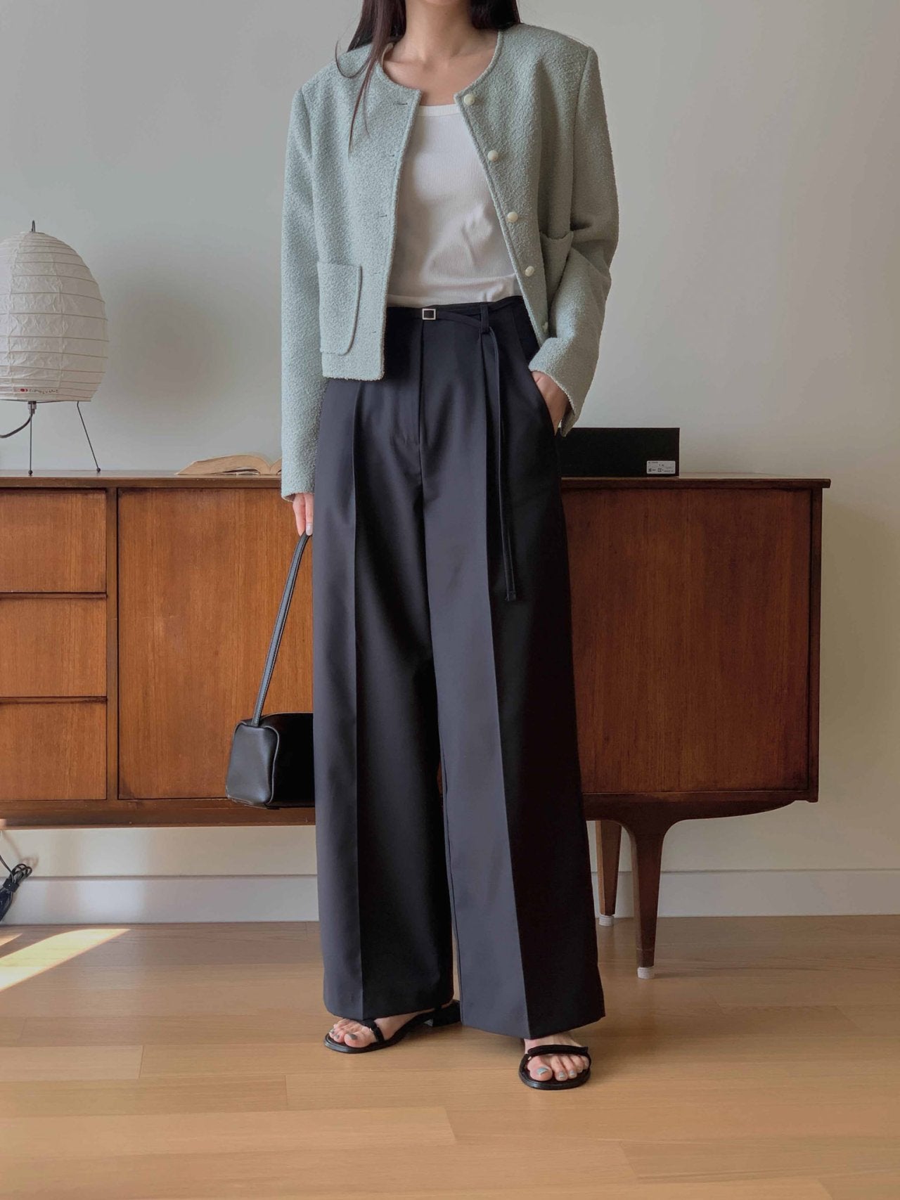 Dining Belt Slacks-2col