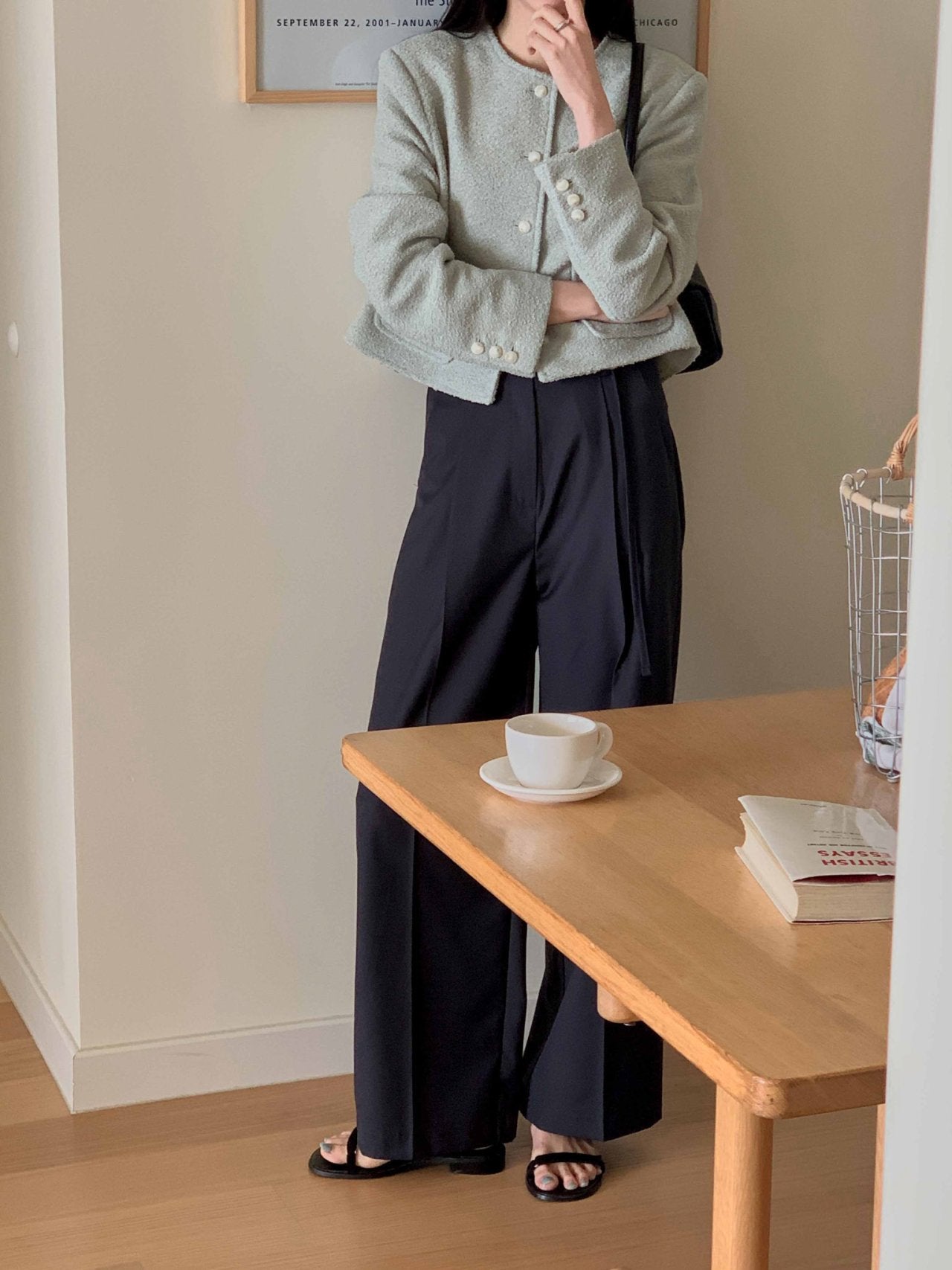 Dining Belt Slacks-2col