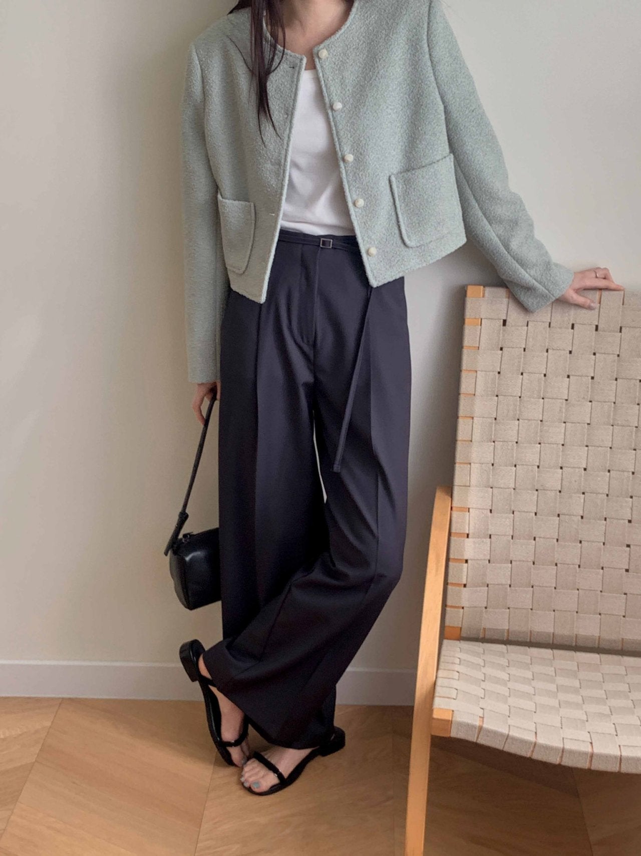 Dining Belt Slacks-2col