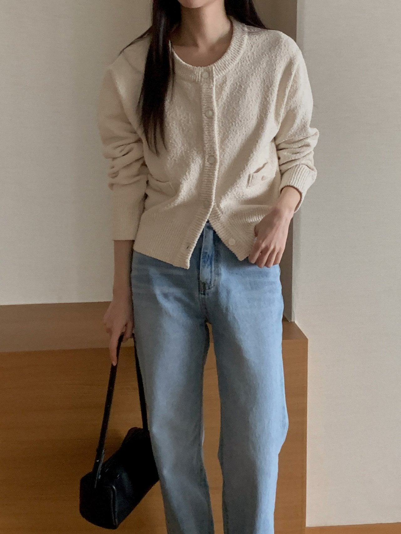 Burton tweed cardigan-2col