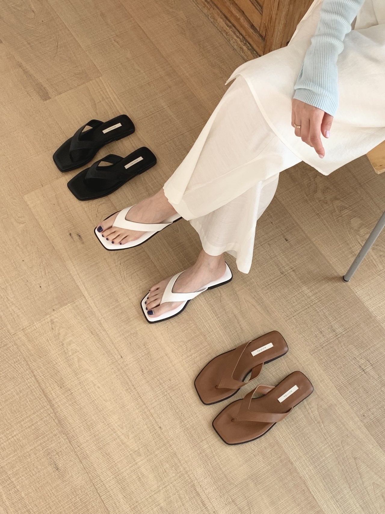 Square flip-flops