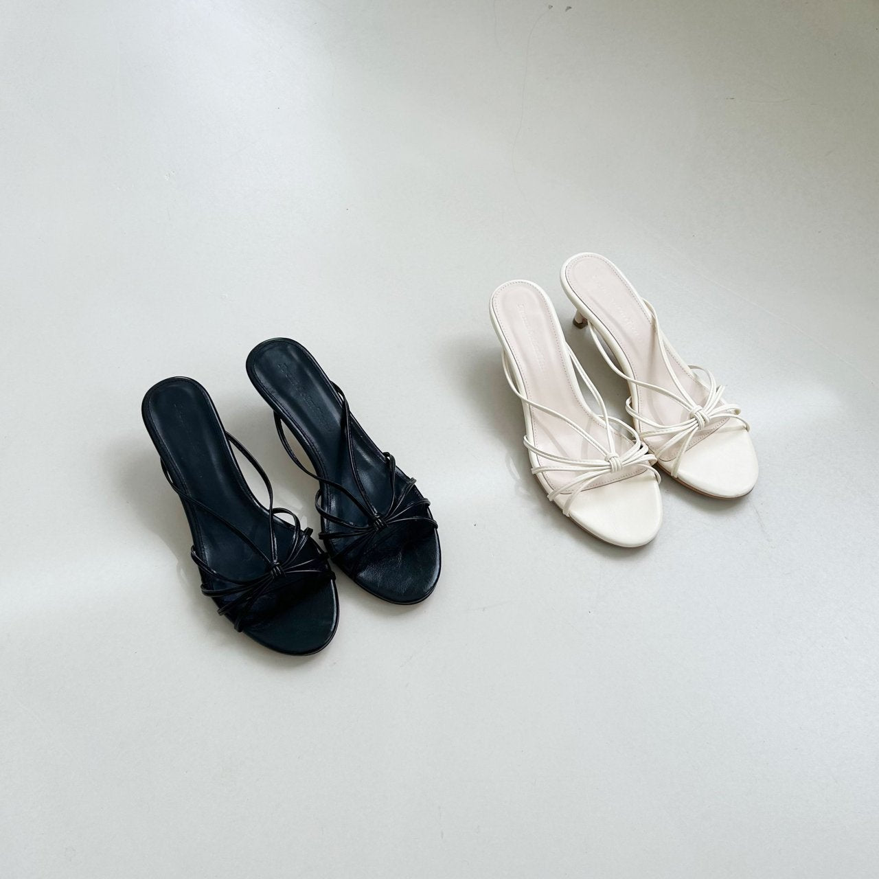 3cm heel slippers
