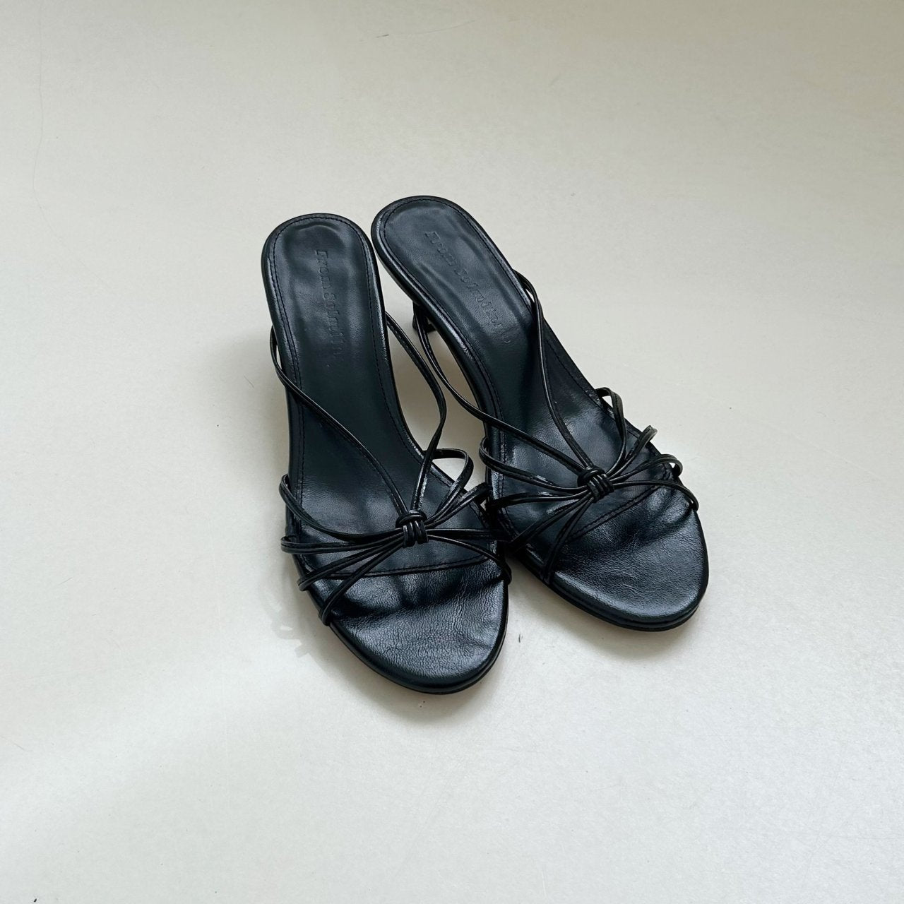 3cm heel slippers