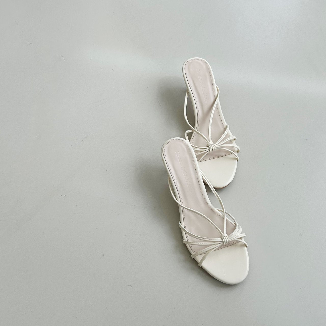 3cm heel slippers