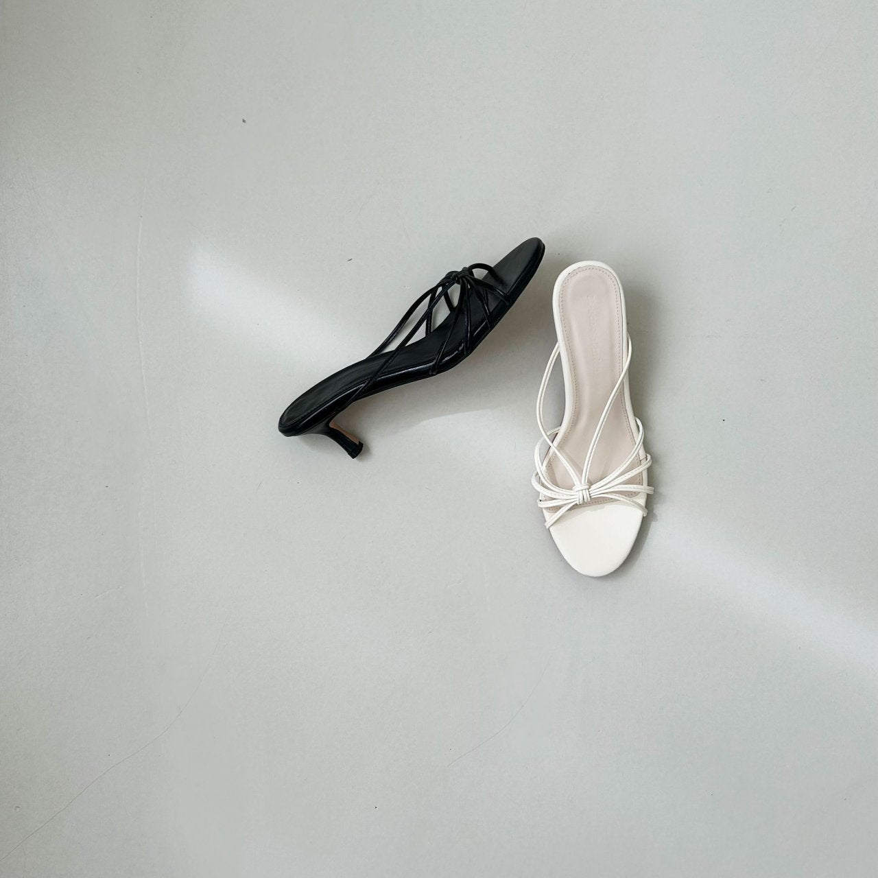 3cm heel slippers