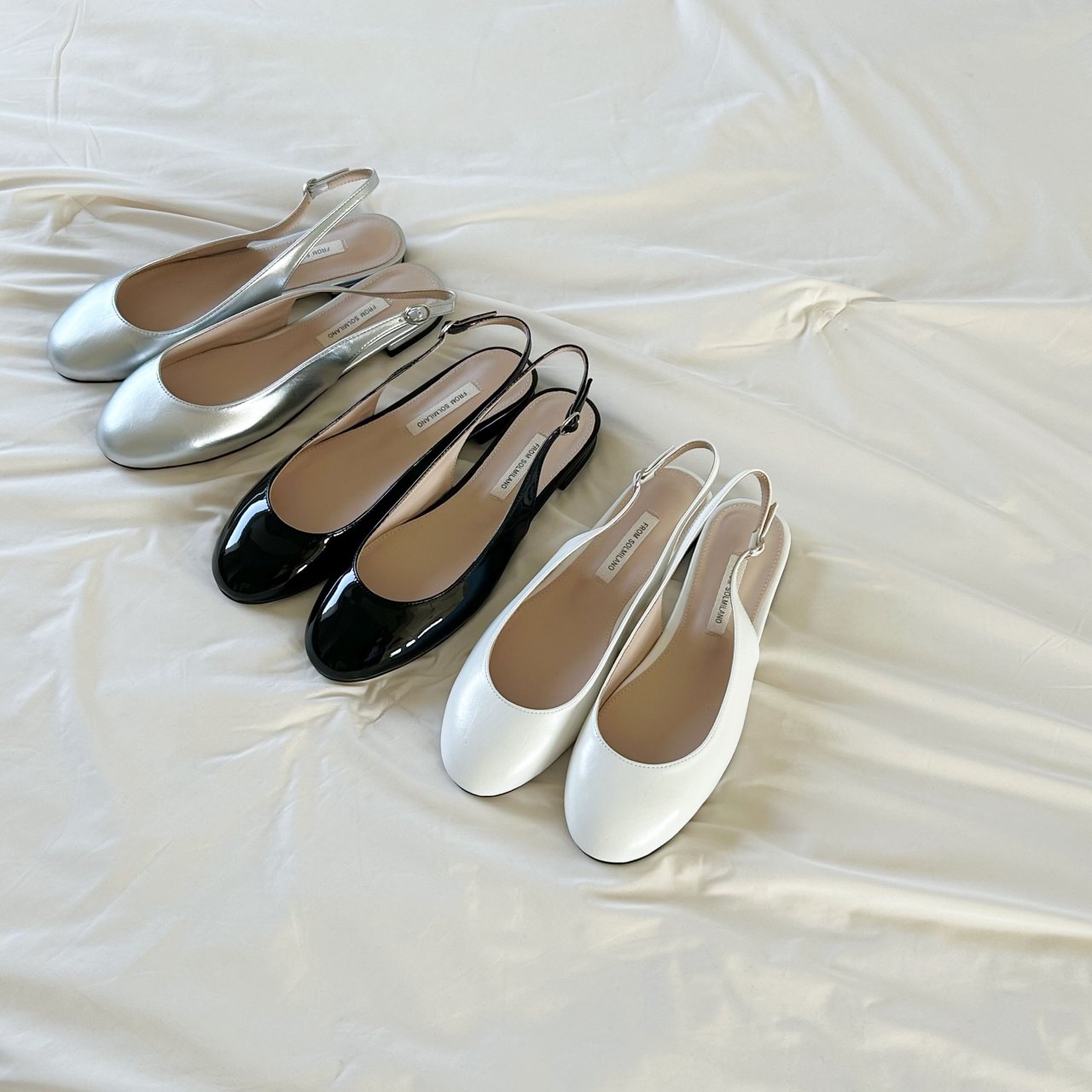 Round Mary Jane sandals