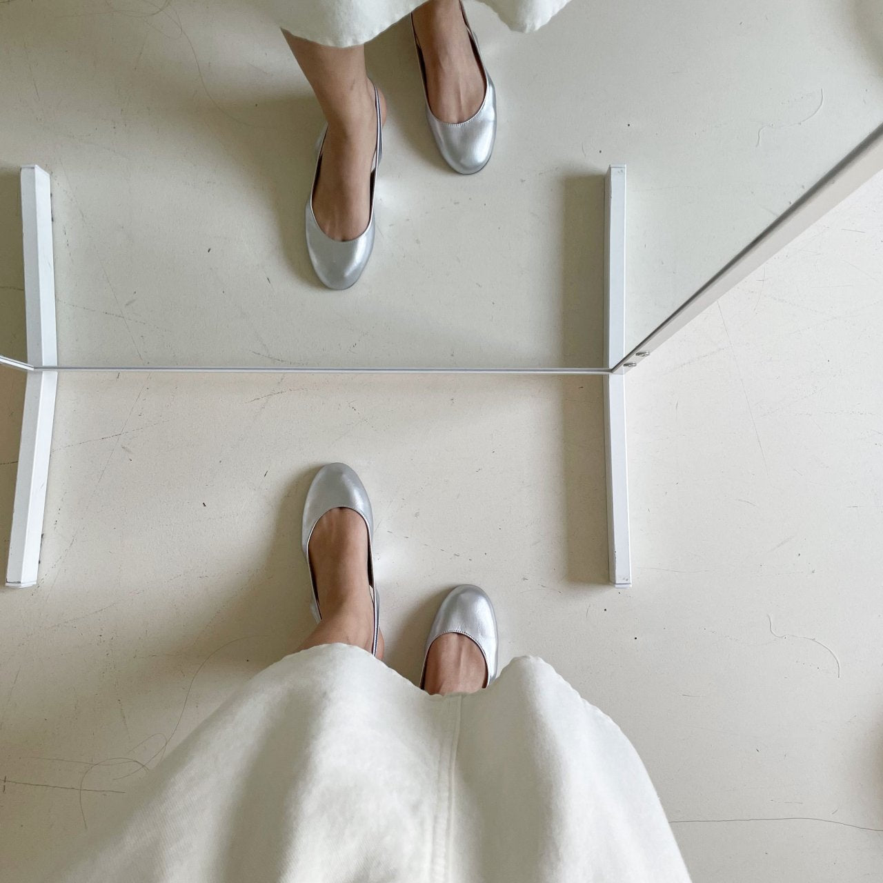 Round Mary Jane sandals