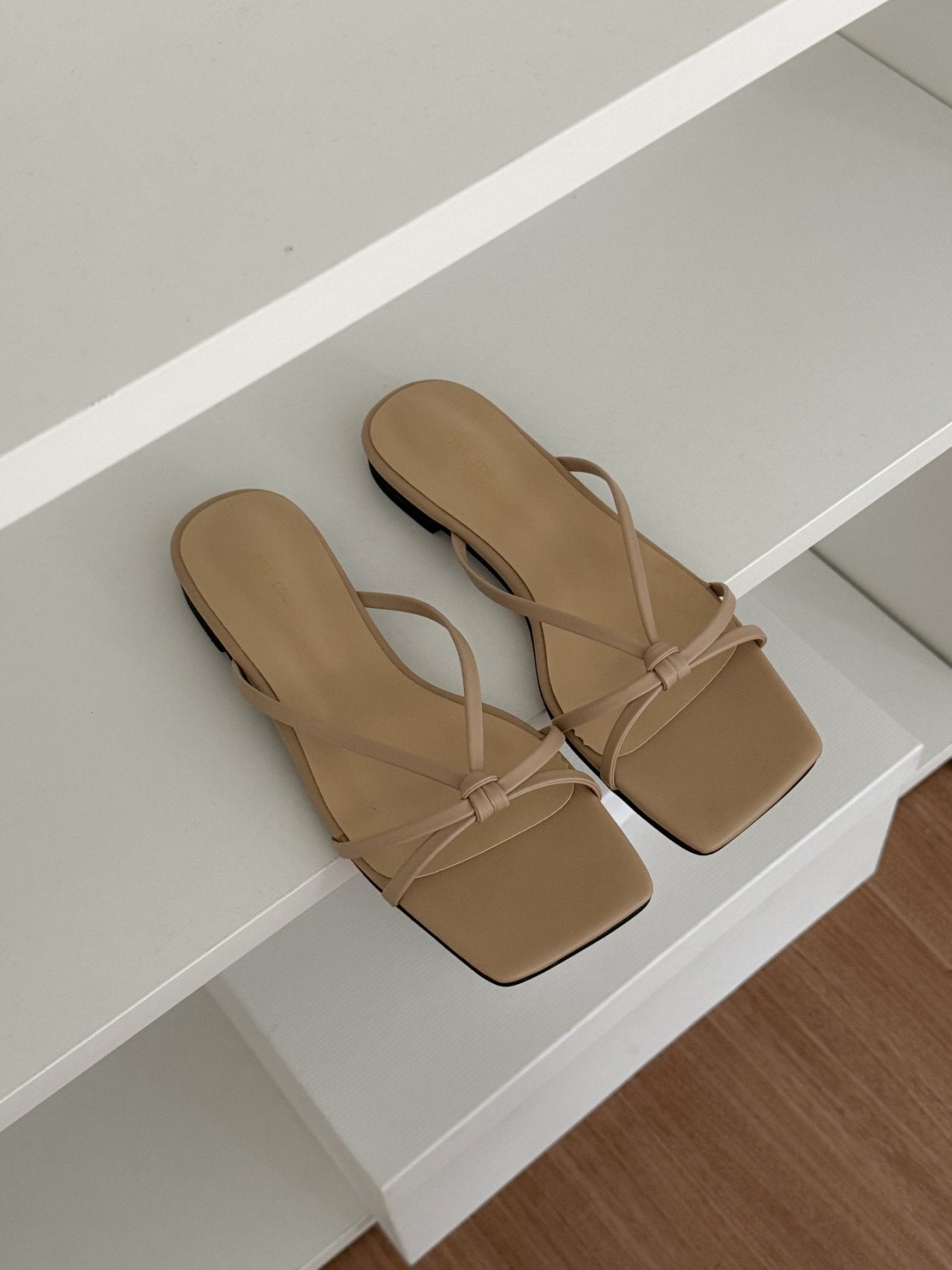 Strap sandal mules