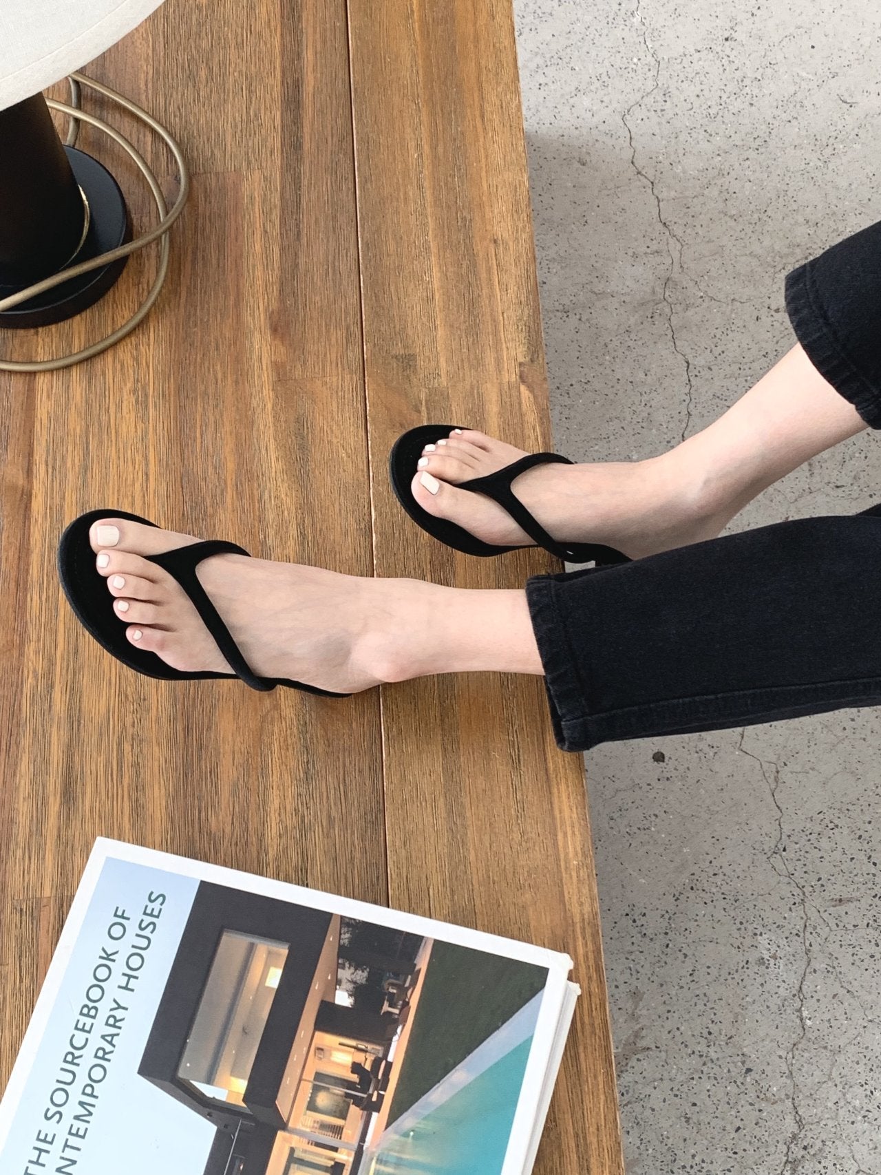 3cm suede sandals