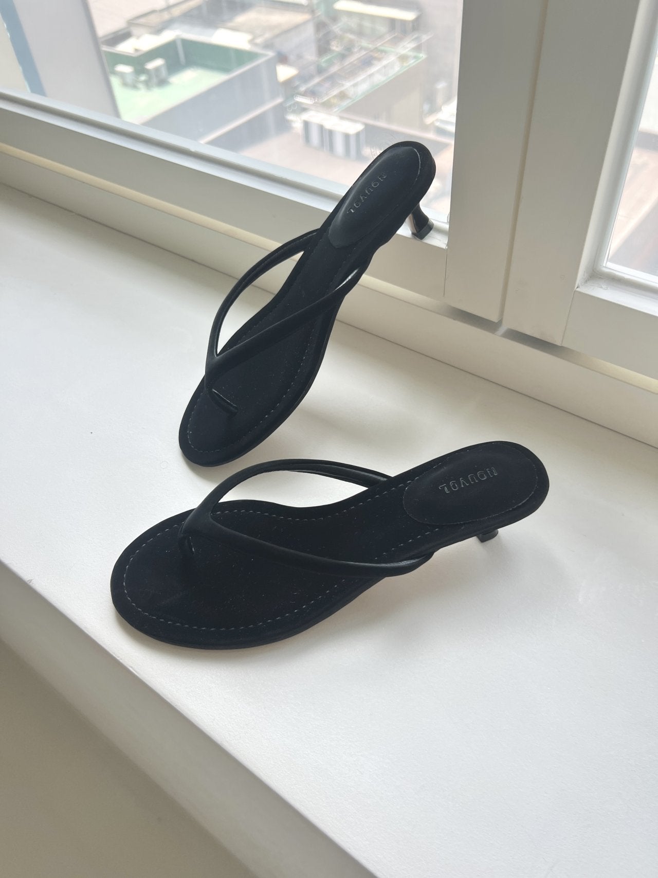 3cm suede sandals