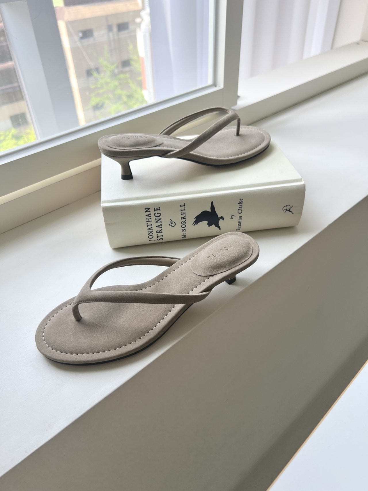 3cm suede sandals