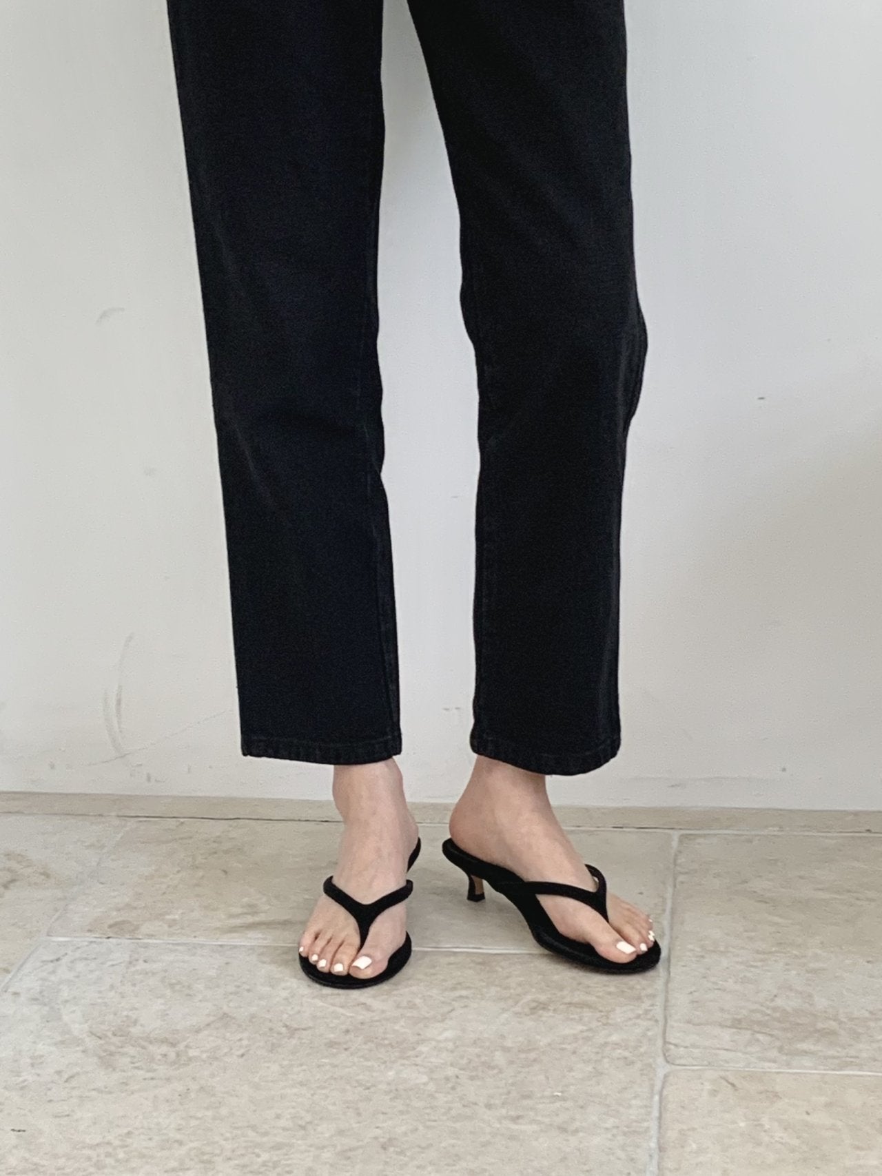 3cm suede sandals