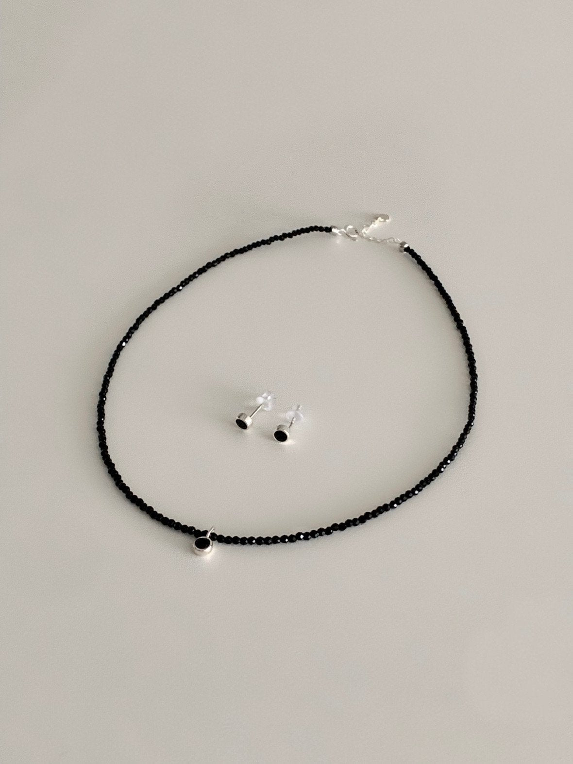 Dot Necklace&earrings