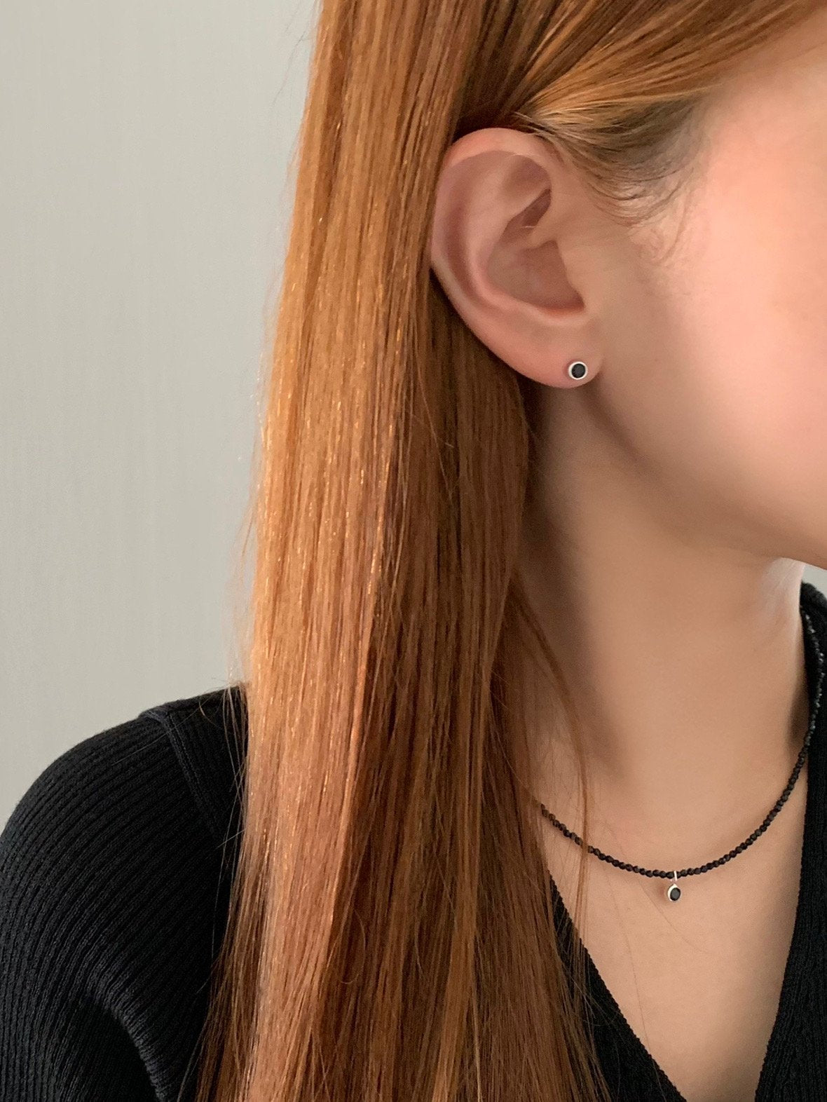 Dot Necklace&earrings