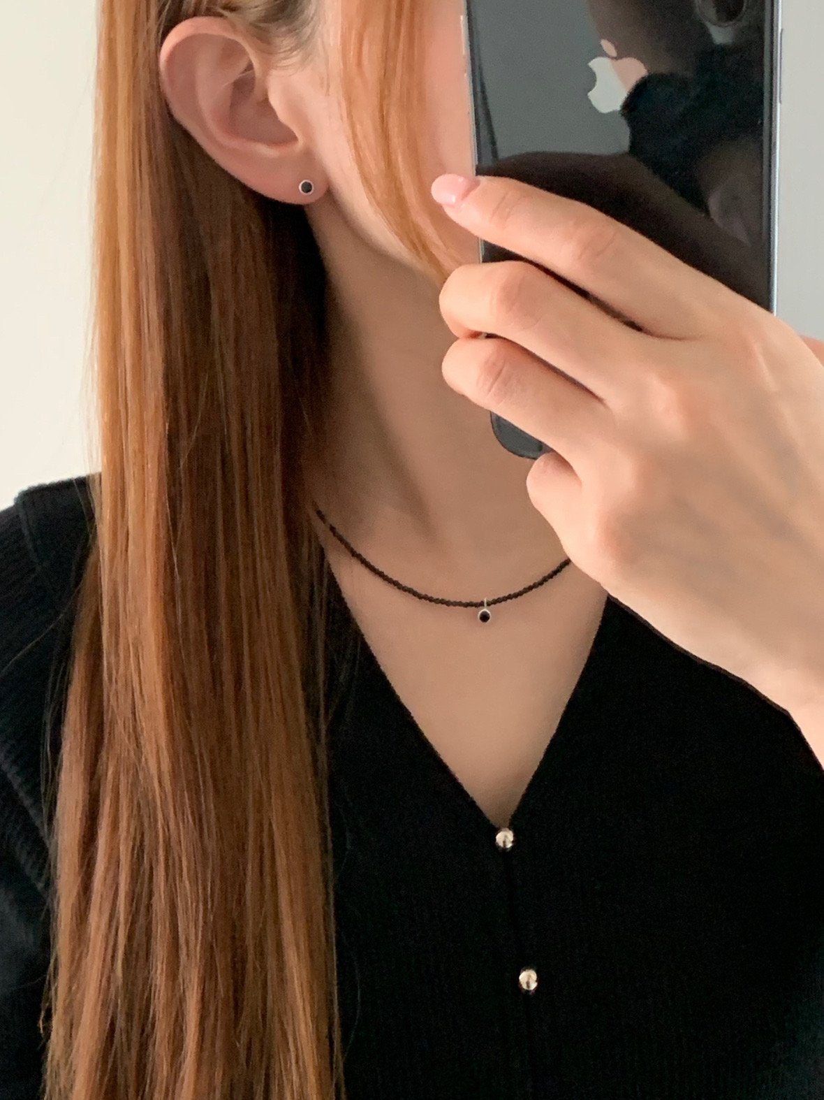 Dot Necklace&earrings