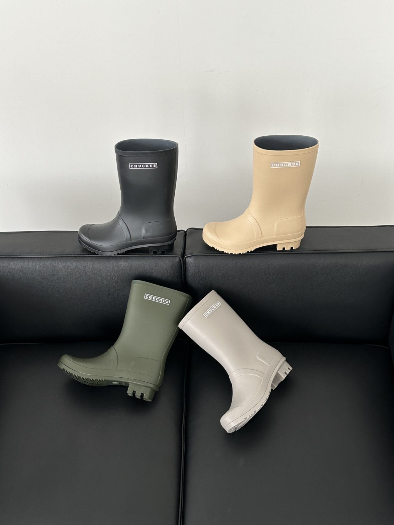 Chuchu Rain Middle Boots two