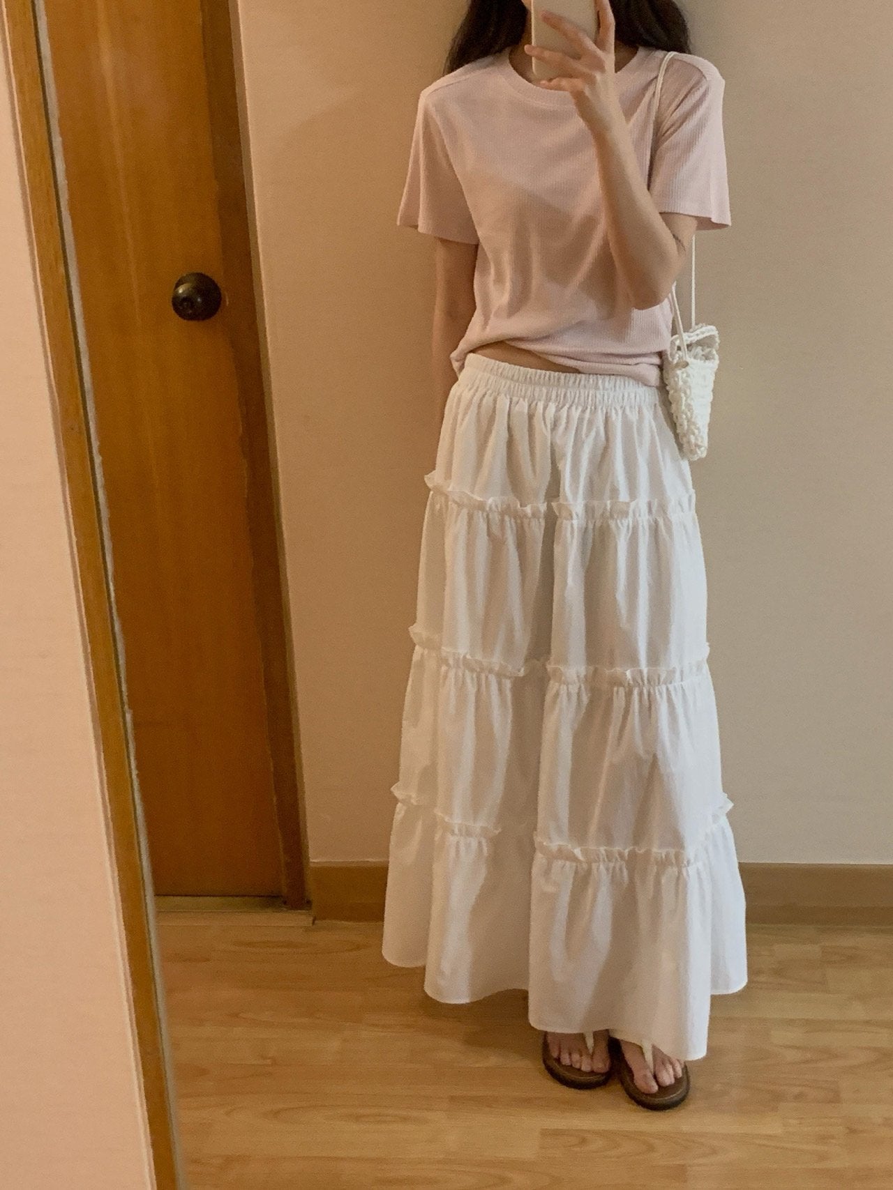 Maron rib T-4col