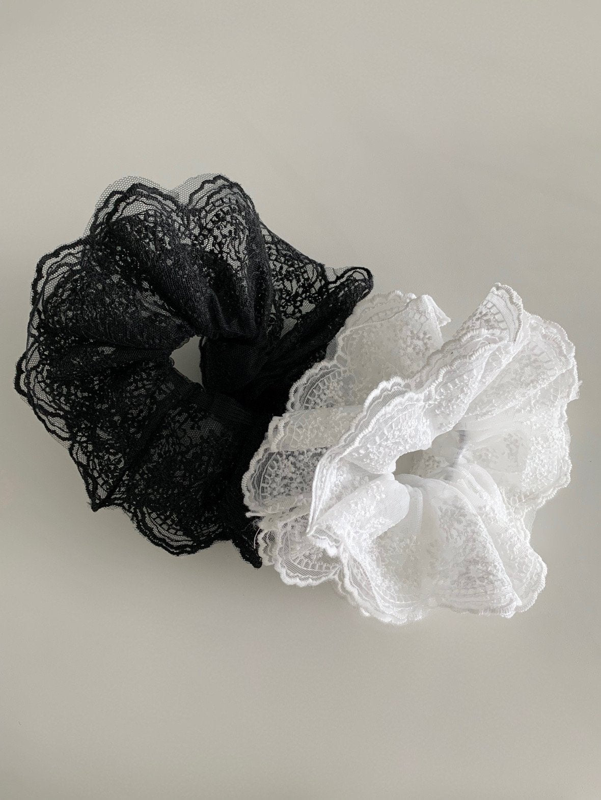 lace scrunchies