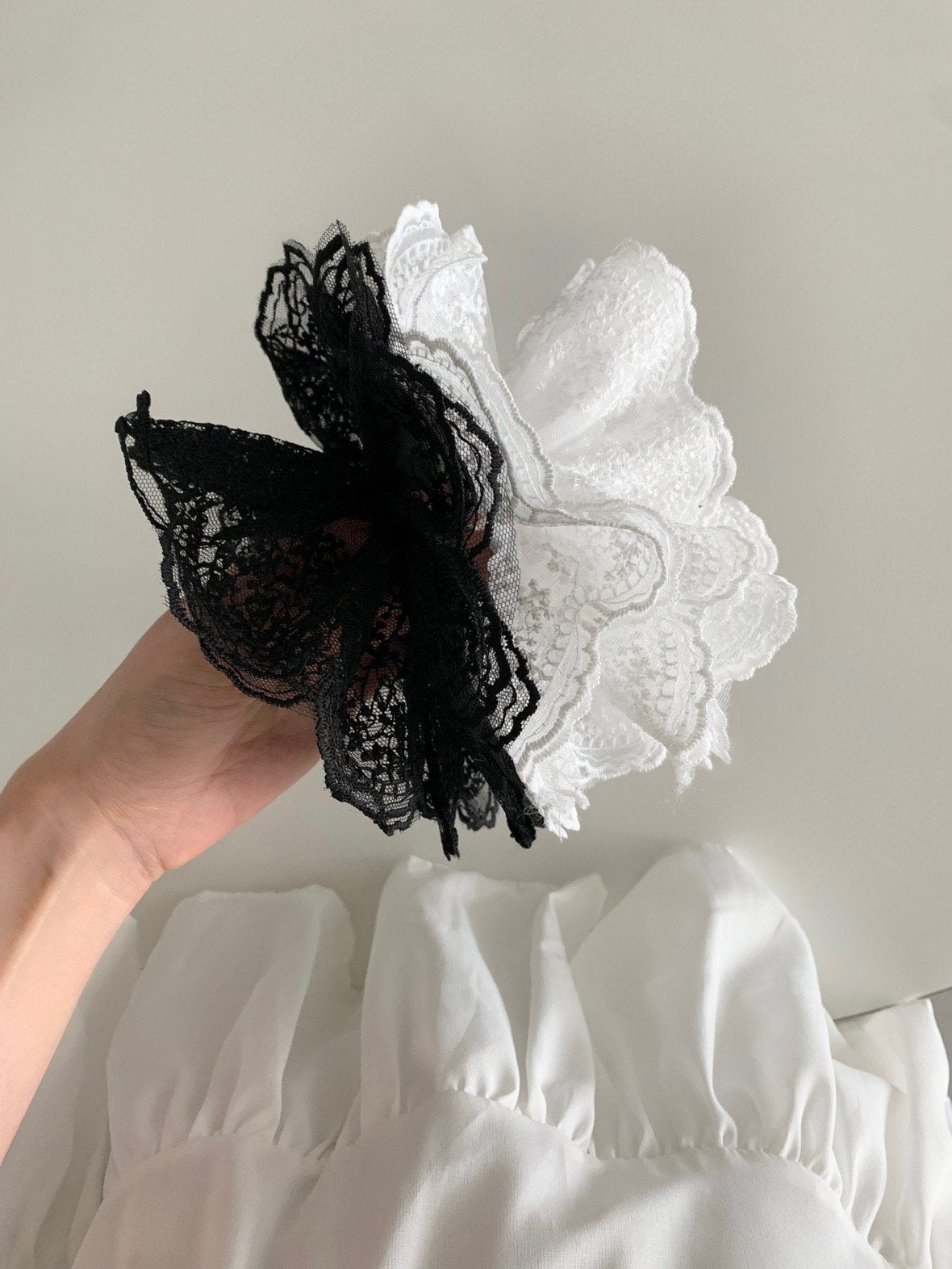 lace scrunchies