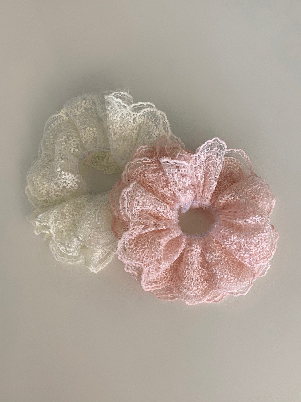 lace scrunchies