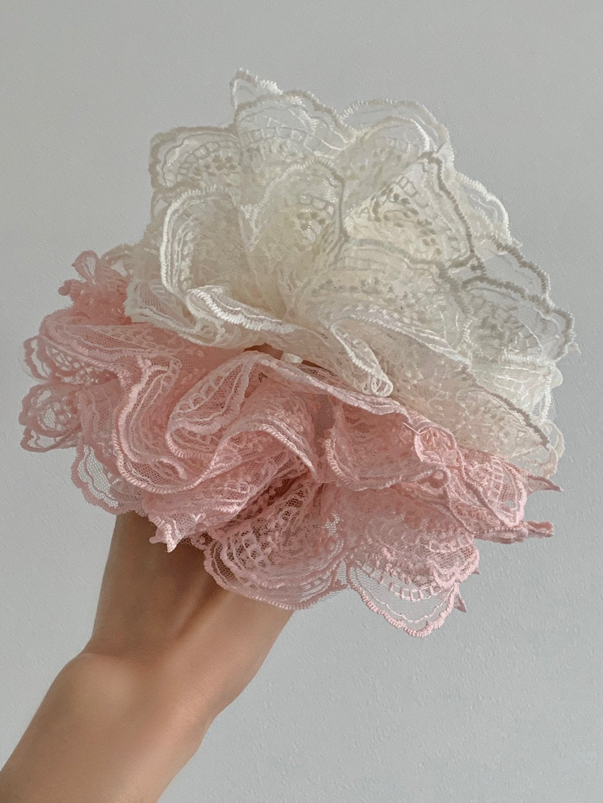 lace scrunchies