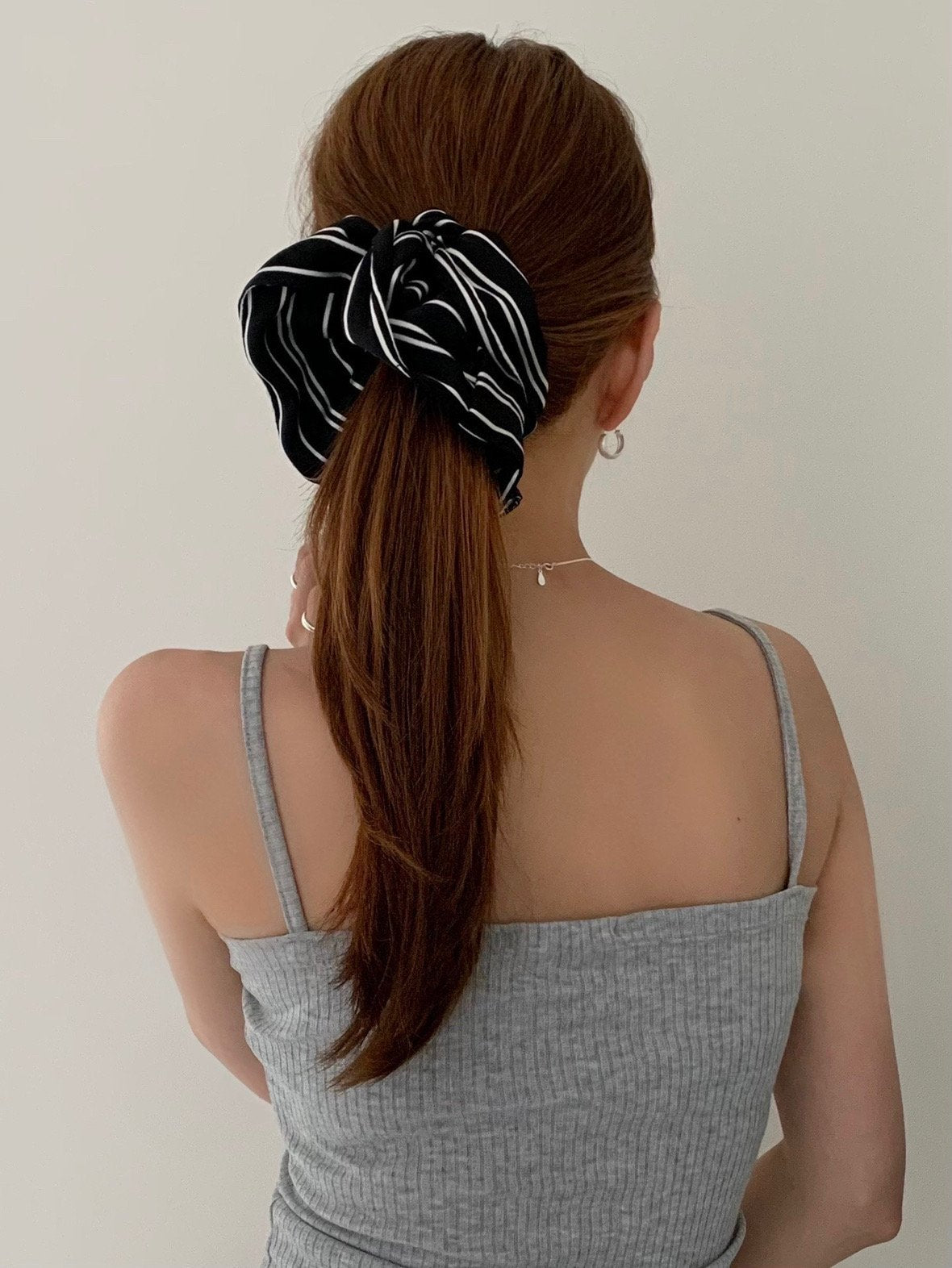 Circle Stripe Scrunchies-2col
