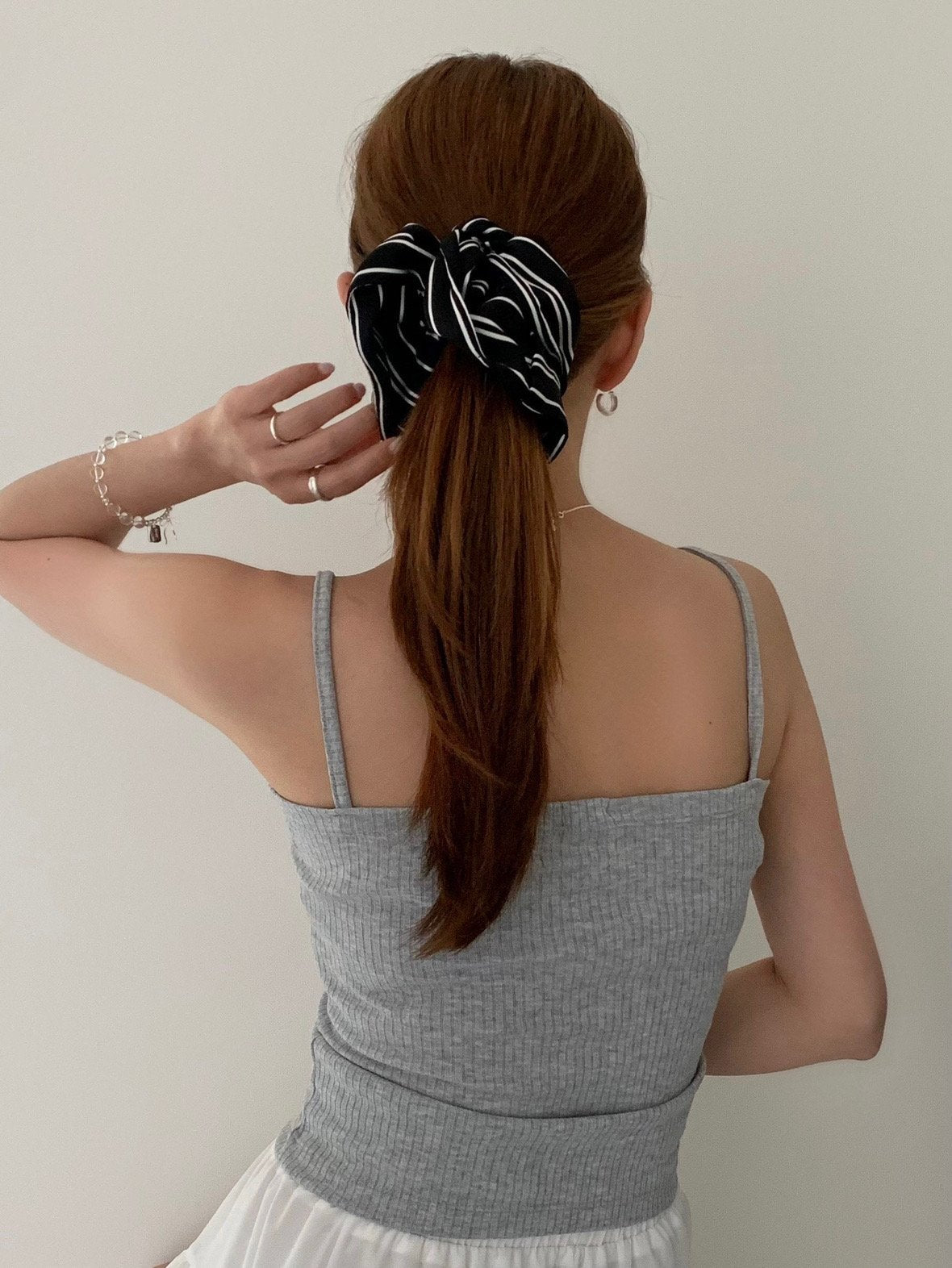 Circle Stripe Scrunchies-2col