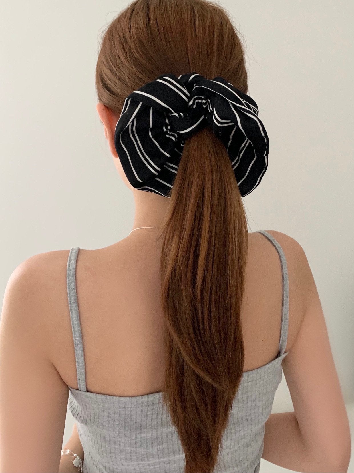 Circle Stripe Scrunchies-2col