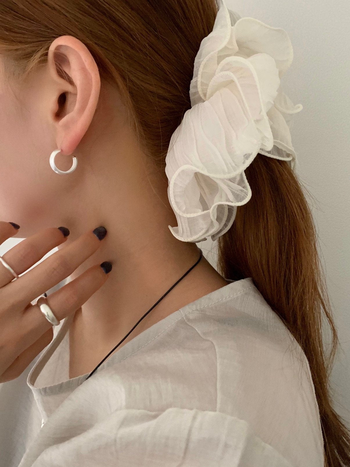 Matte Bold Curve Earrings