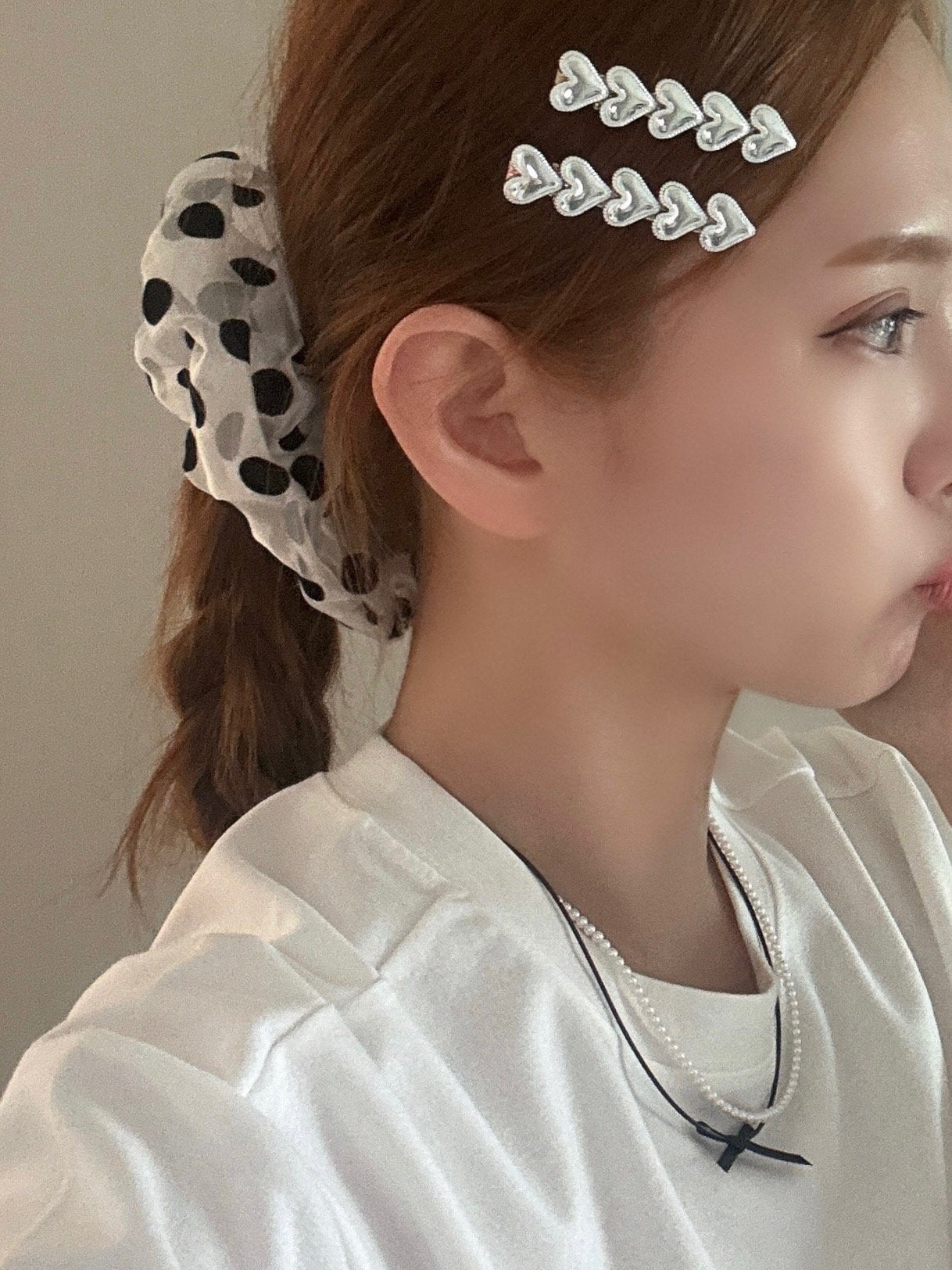 Heart hairpin
