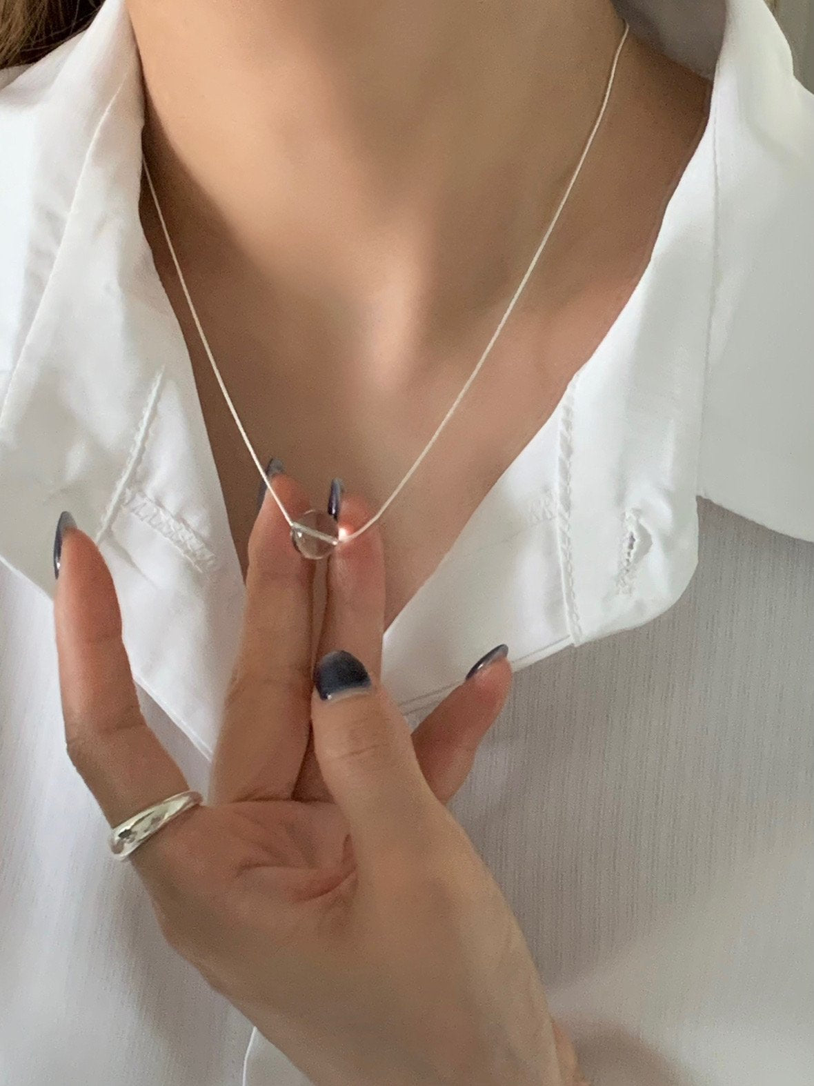 clear water necklace