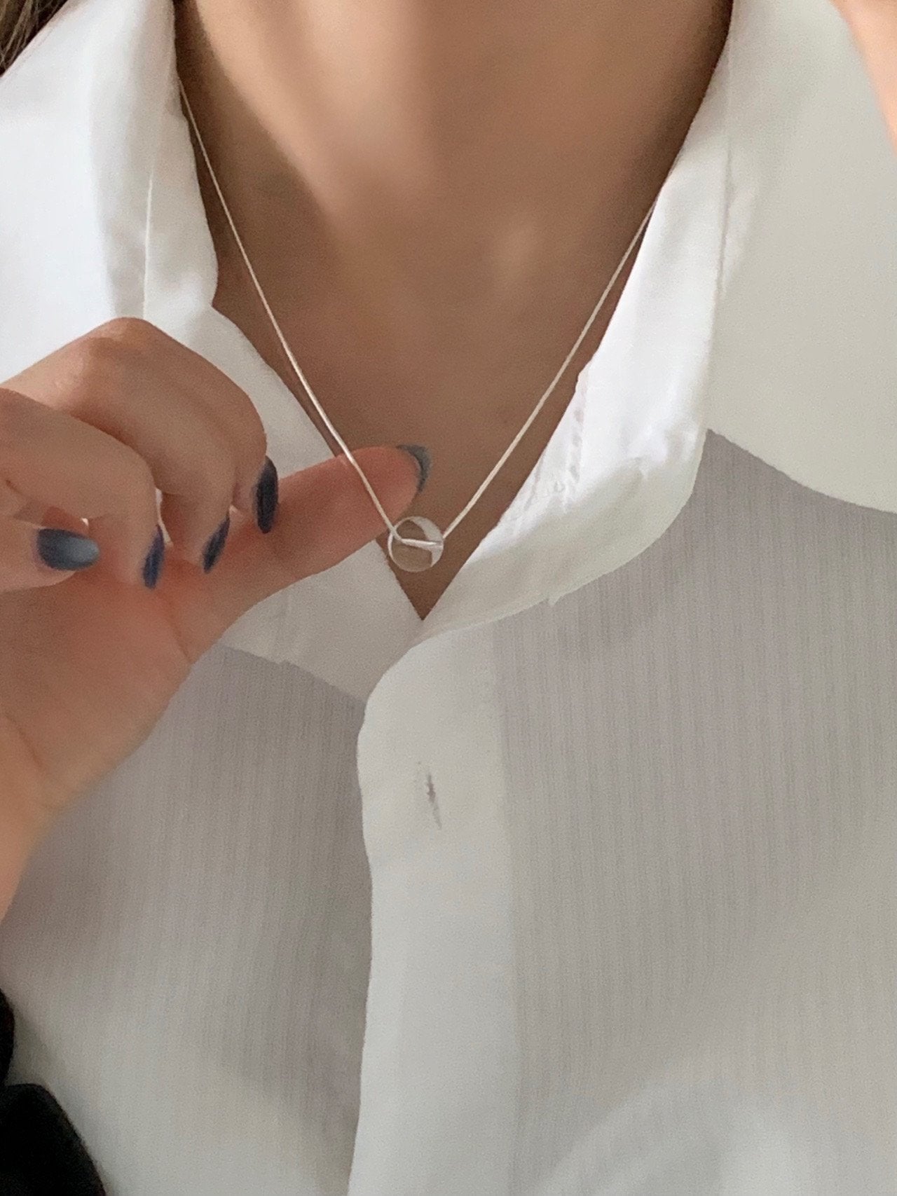clear water necklace