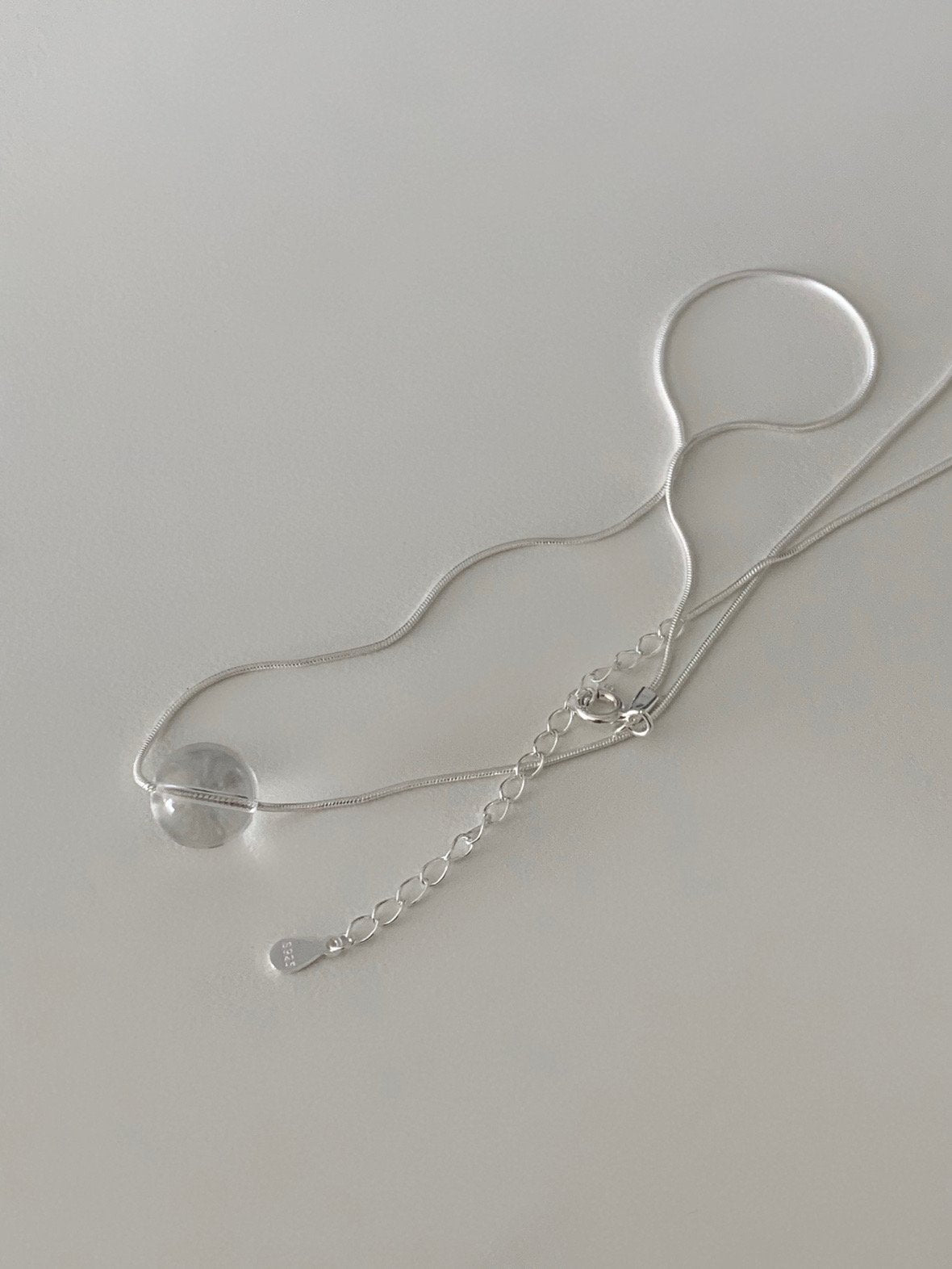 clear water necklace