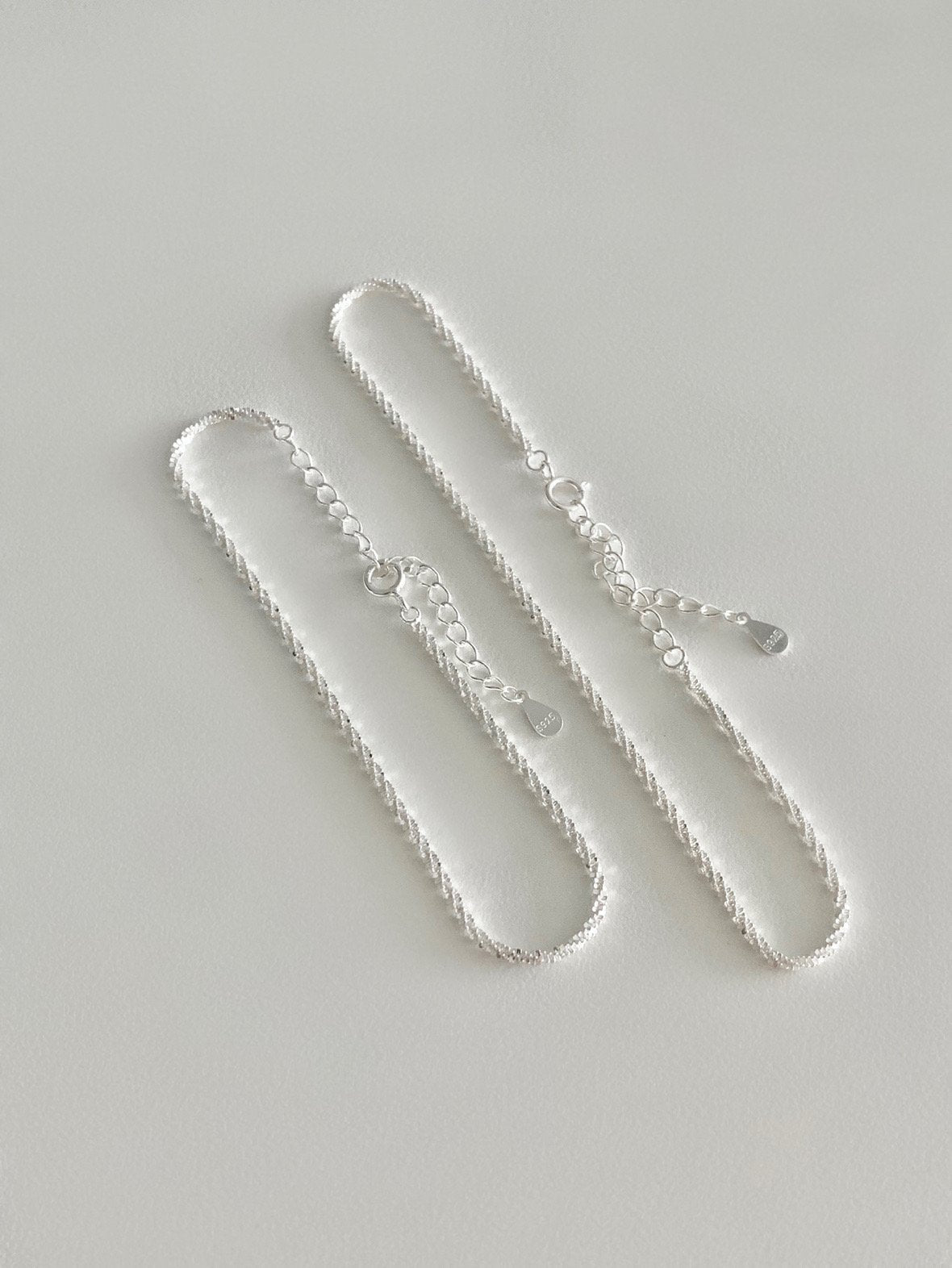 glitter chain bracelet