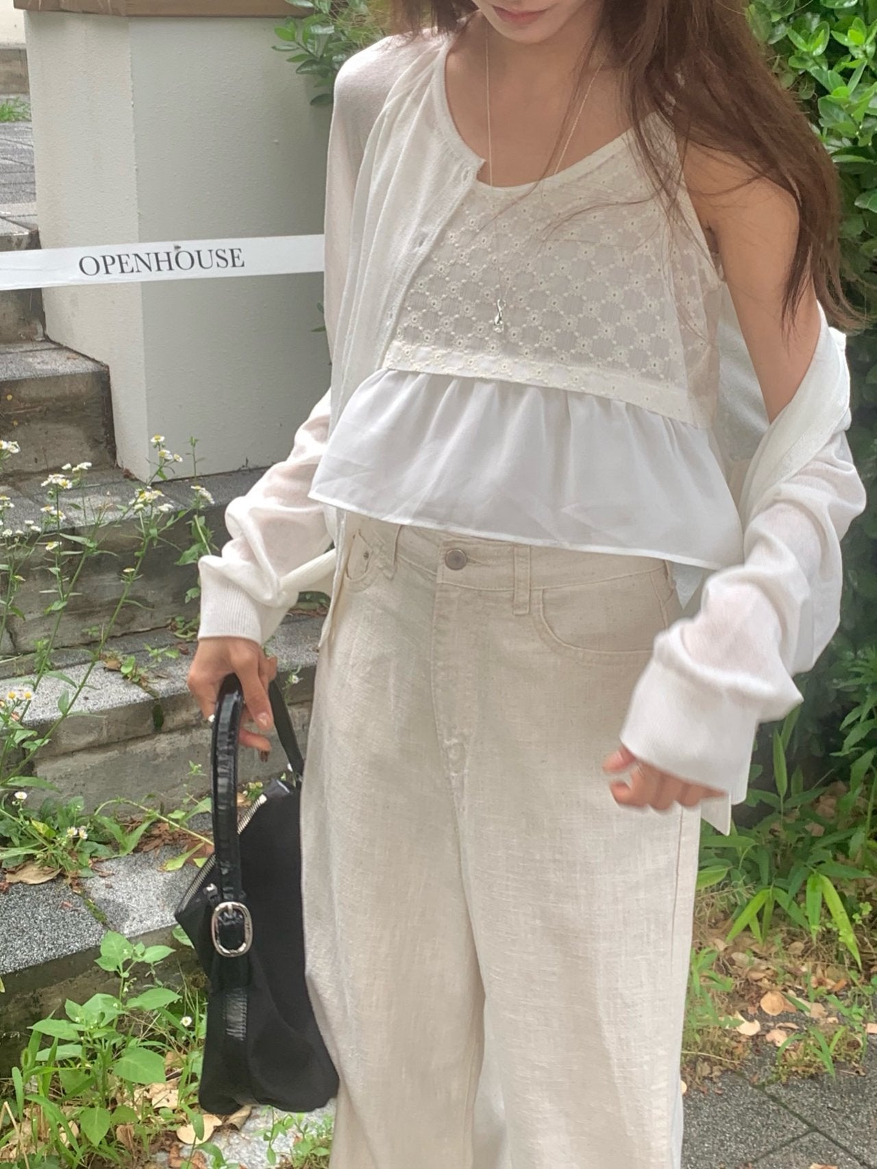 Sale ivory即納 Zoa linen cd-4col