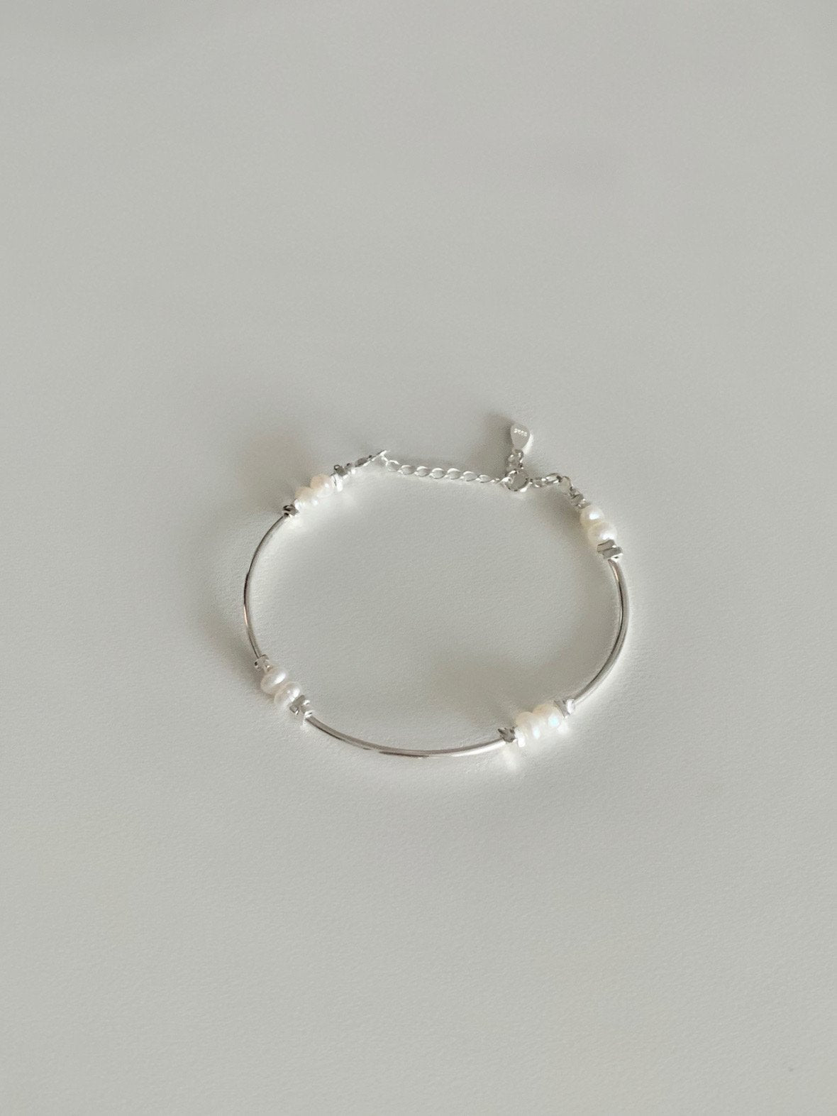bangle pearl bracelet