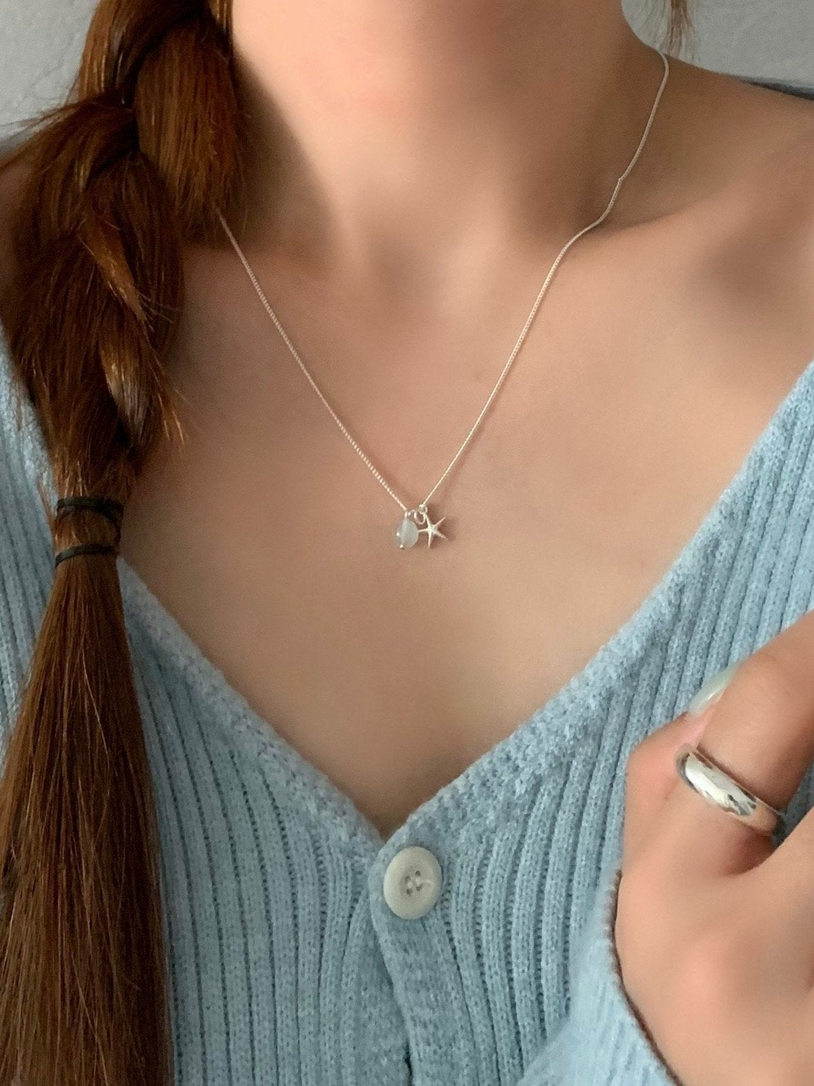 Sea star necklace