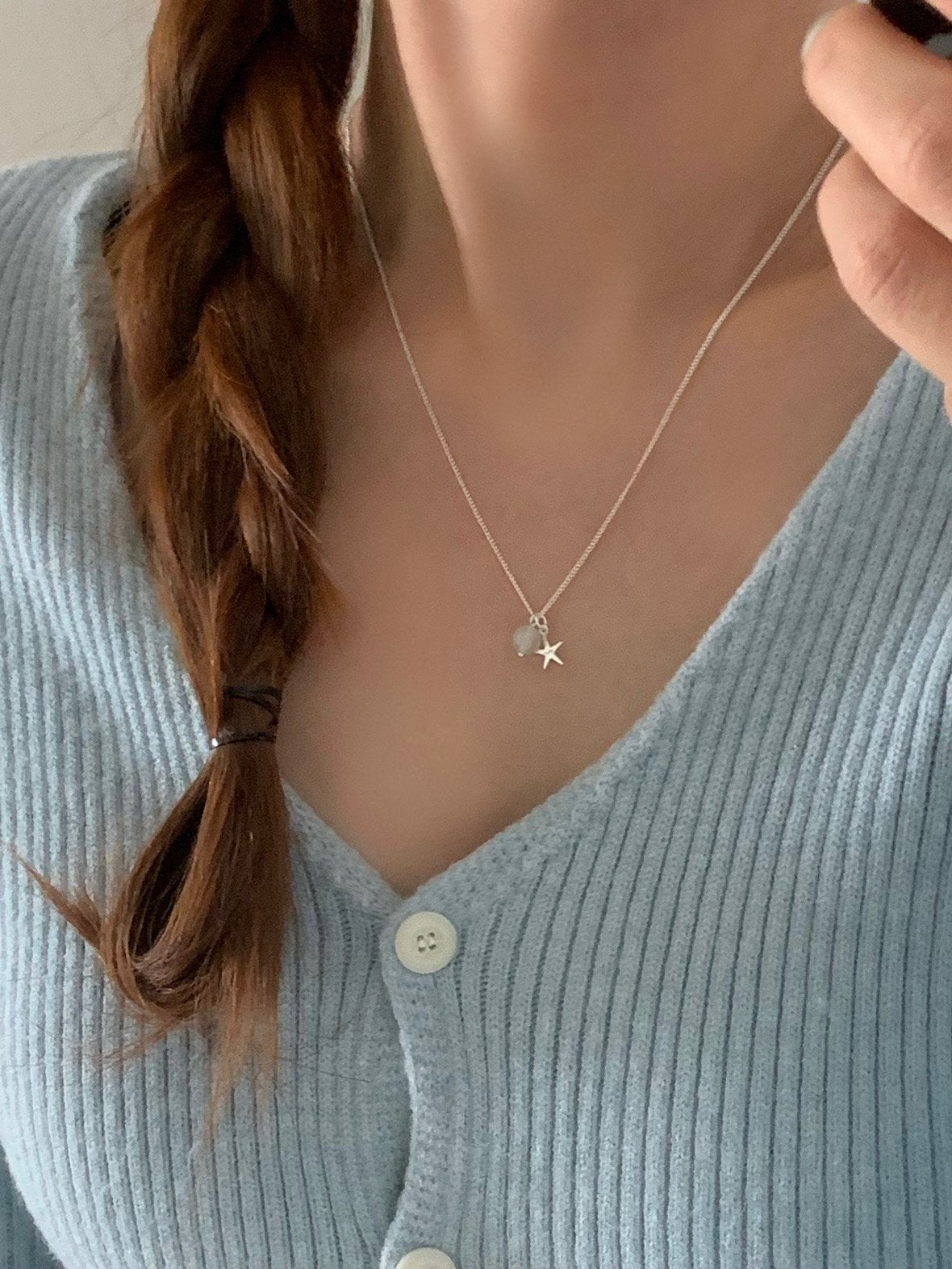 Sea star necklace