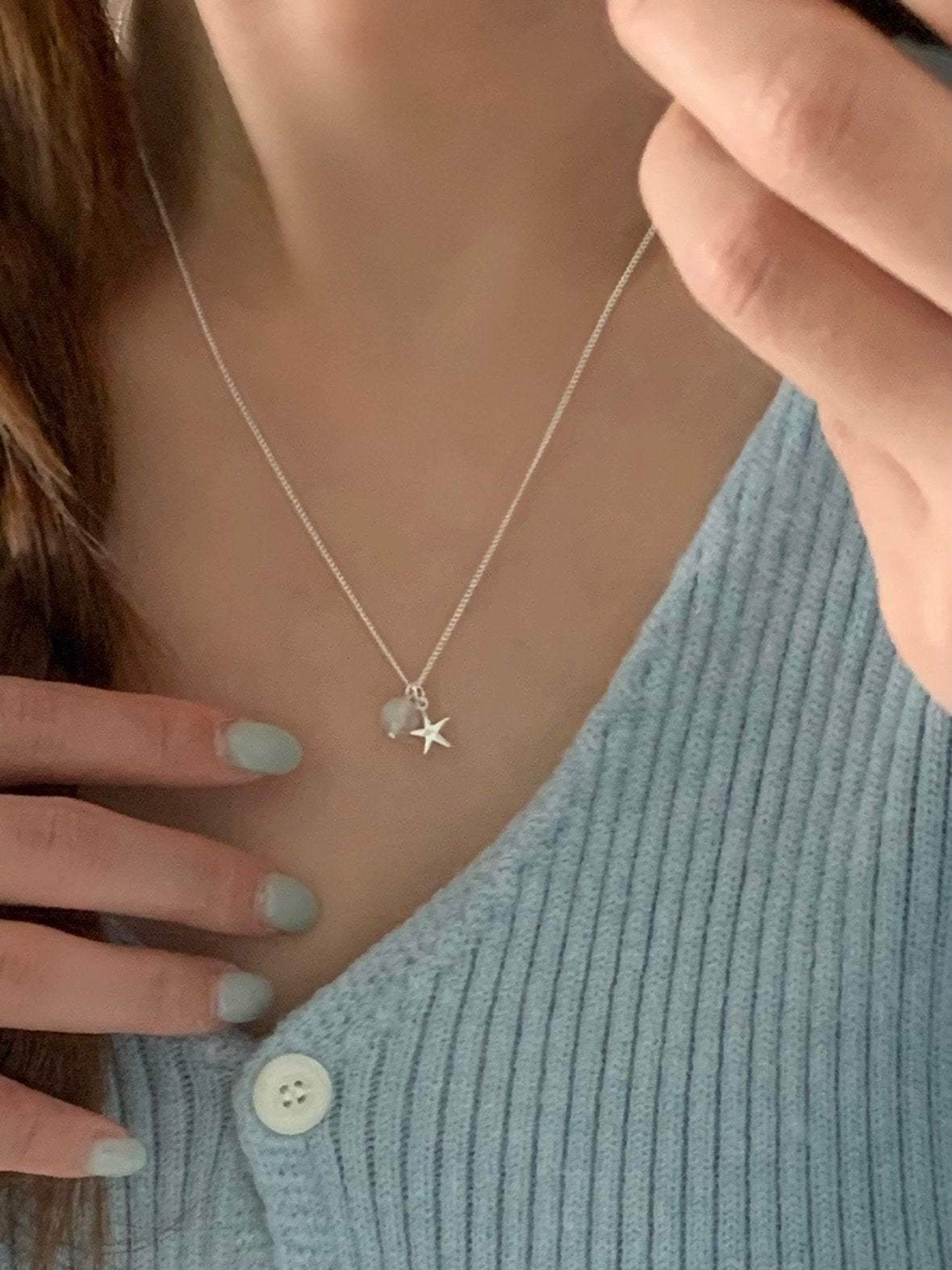 Sea star necklace