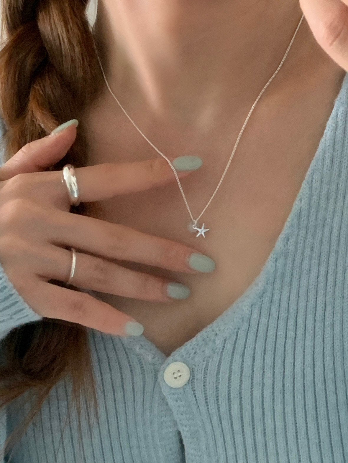 Sea star necklace