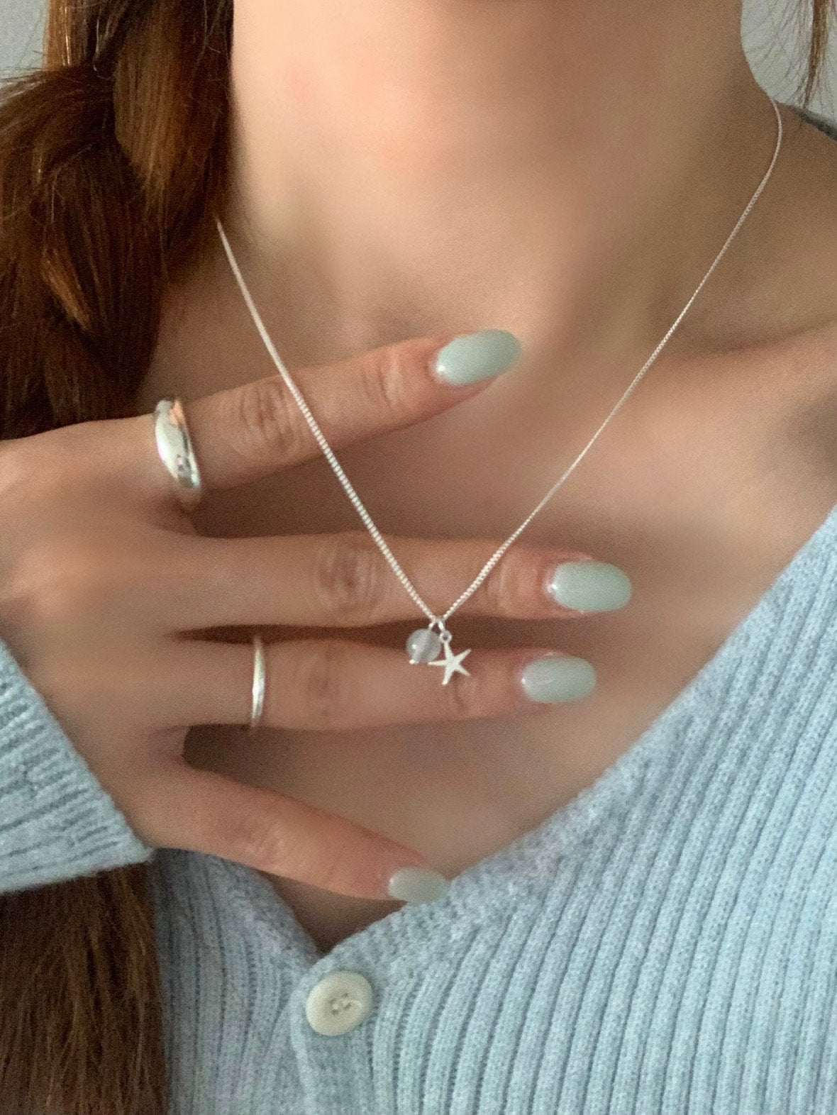 Sea star necklace