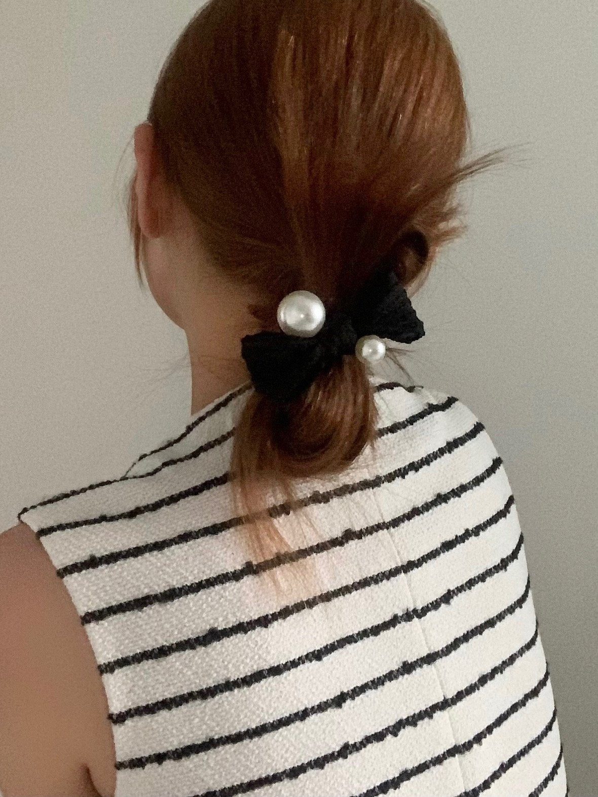pearl ribbon headband-4col