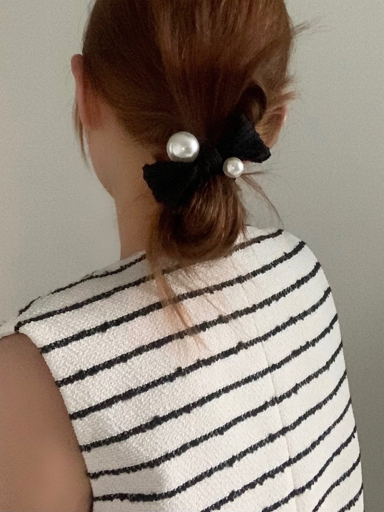 pearl ribbon headband-4col